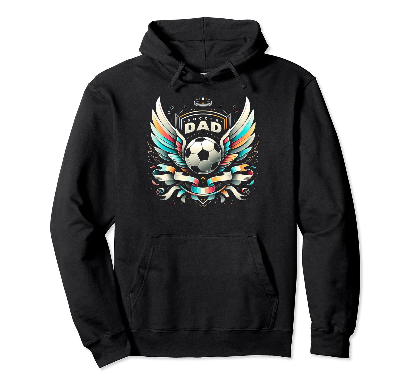 Soccer Dad Family Matching Dad Hoodie - Casual Everyday Wear Unisex - T-Shirt, Sweatshirt, Hoodie