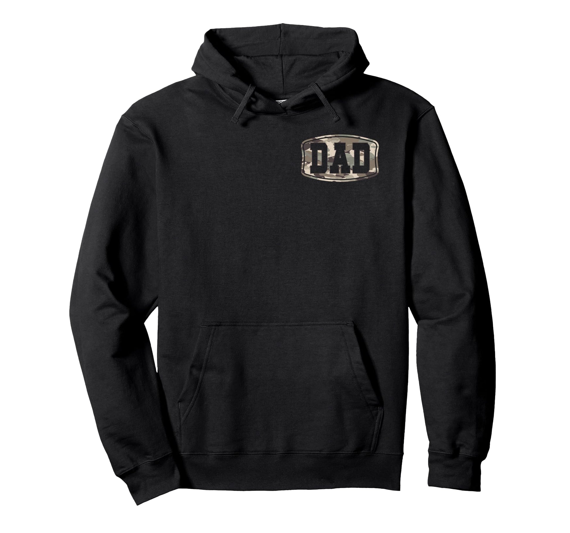 Old School Camo Dad Pocket Camouflage Dad Hoodie - Unique Graphic Unisex - T-Shirt, Sweatshirt, Hoodie