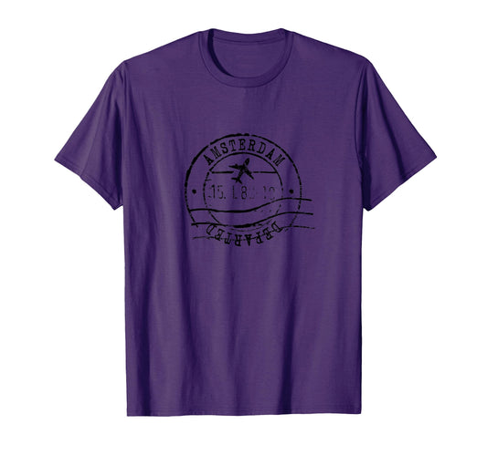 Amsterdam Netherlands Travel T-Shirt - Streetwear Style for Adults - T-Shirt, Sweatshirt, Hoodie