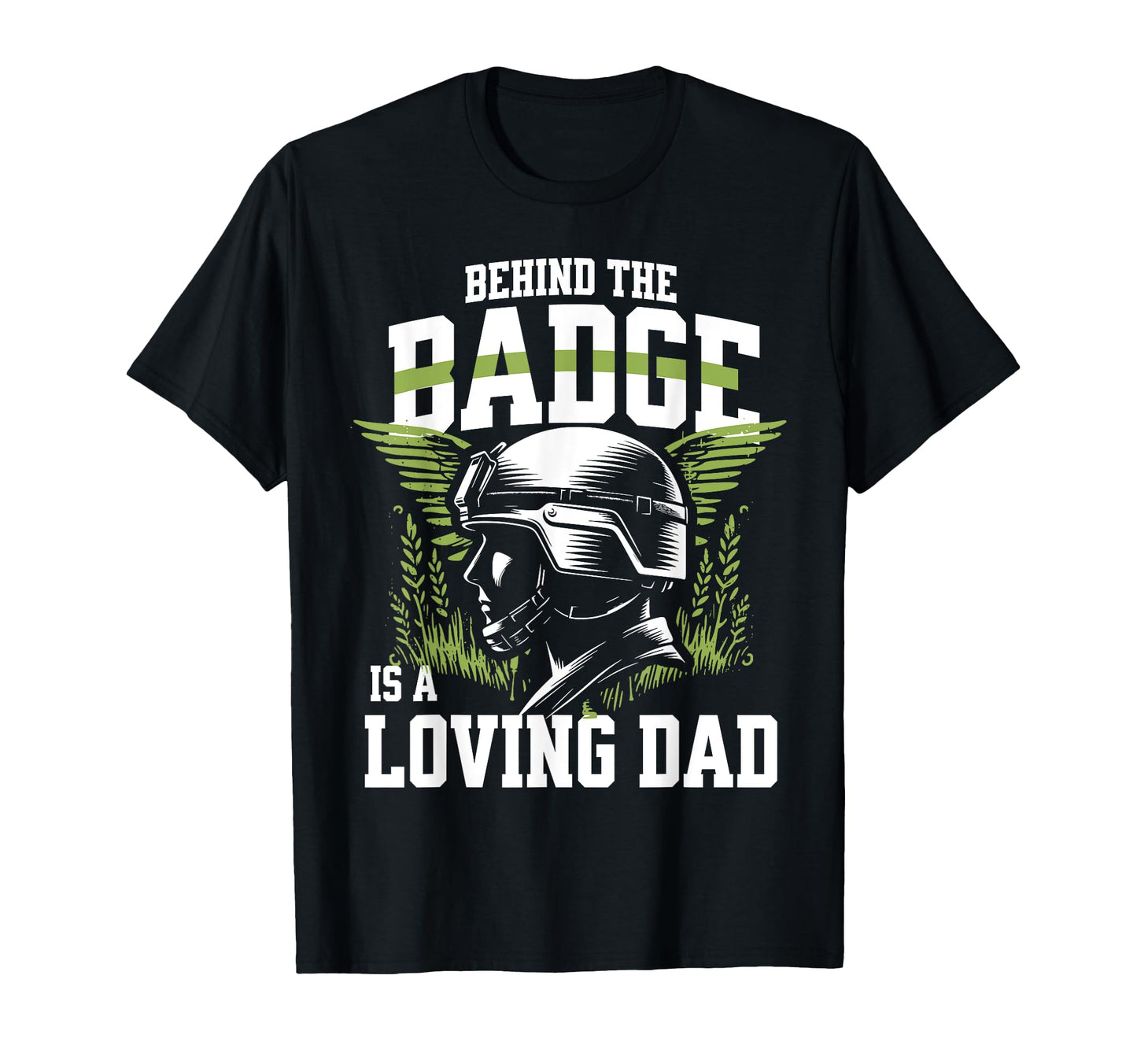 Loving Dad Proud Veteran Military T-Shirt - Fun Novelty Design for Adults - T-Shirt, Sweatshirt, Hoodie