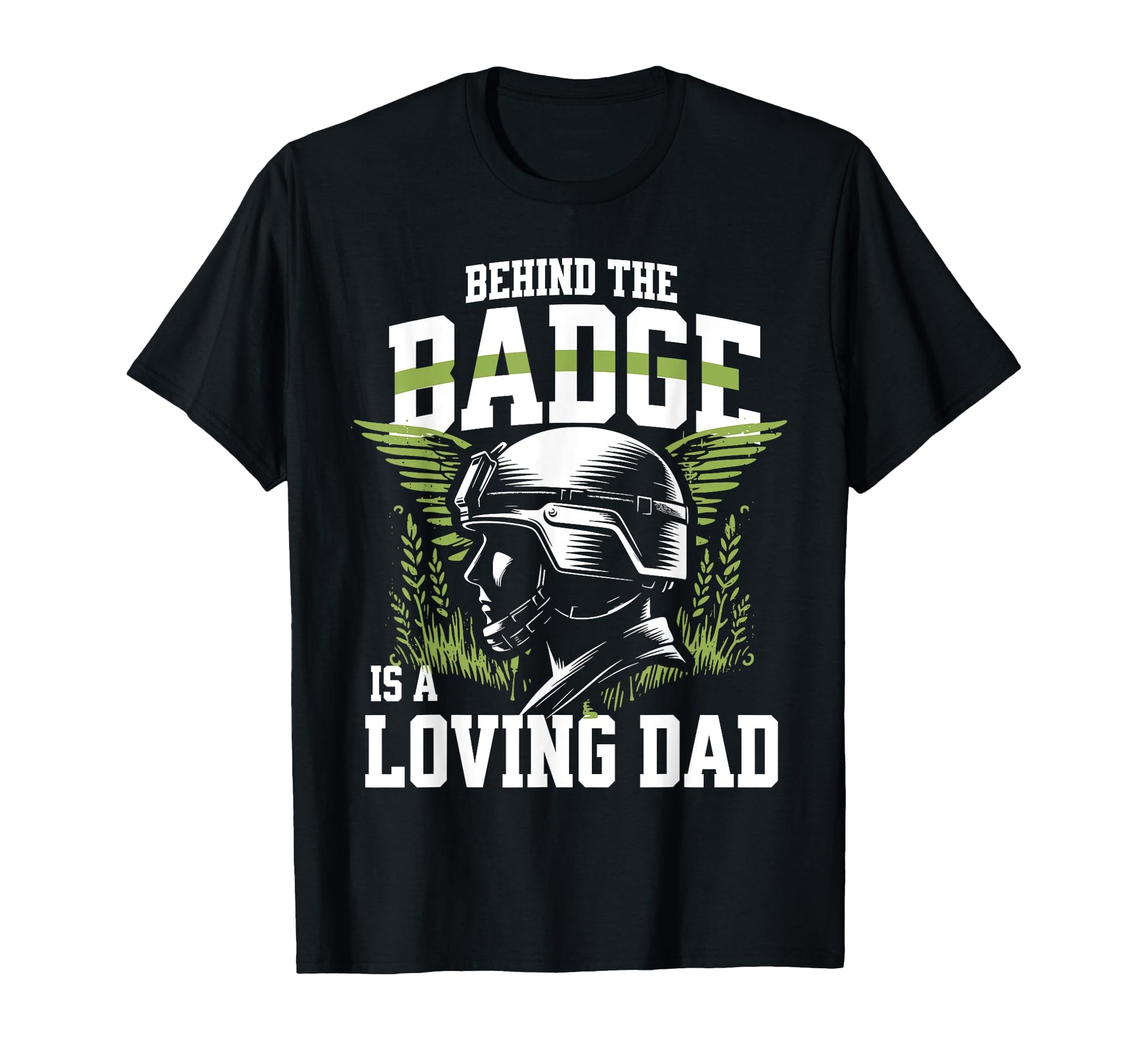 Loving Dad Proud Veteran Military T-Shirt - Fun Novelty Design for Adults - T-Shirt, Sweatshirt, Hoodie