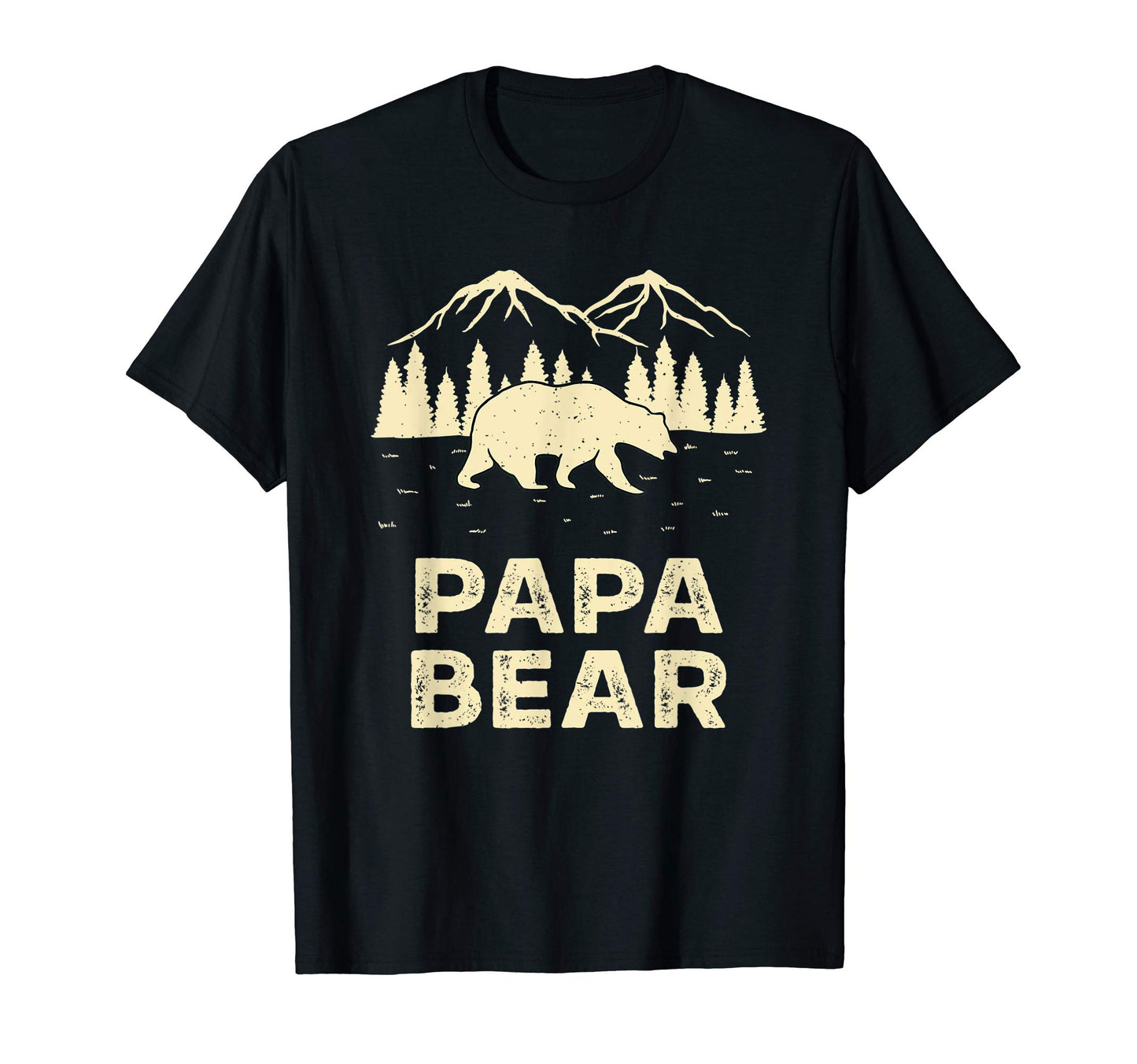Mens Papa Bear Matching Family Mama Papa T-Shirt - Trendy Graphic Unisex - T-Shirt, Sweatshirt, Hoodie