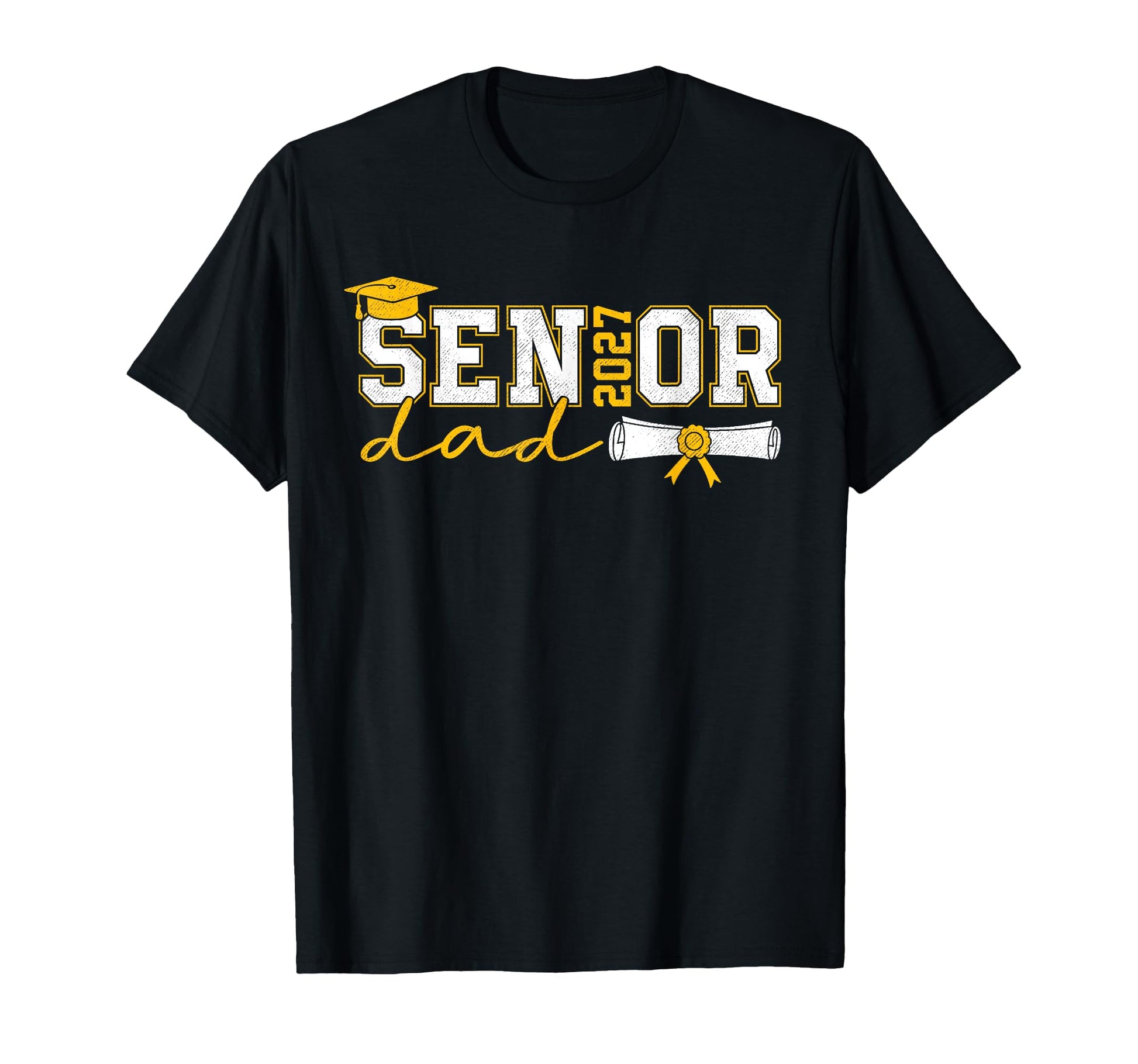 Proud Senior Dad Class 2027 Graduate T-Shirt - Aesthetic Graphic Unisex - T-Shirt, Sweatshirt, Hoodie