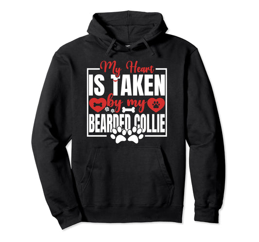 Bearded Collie Dog Dad Funny Bearded Hoodie - Trendy Graphic for Adults - T-Shirt, Sweatshirt, Hoodie