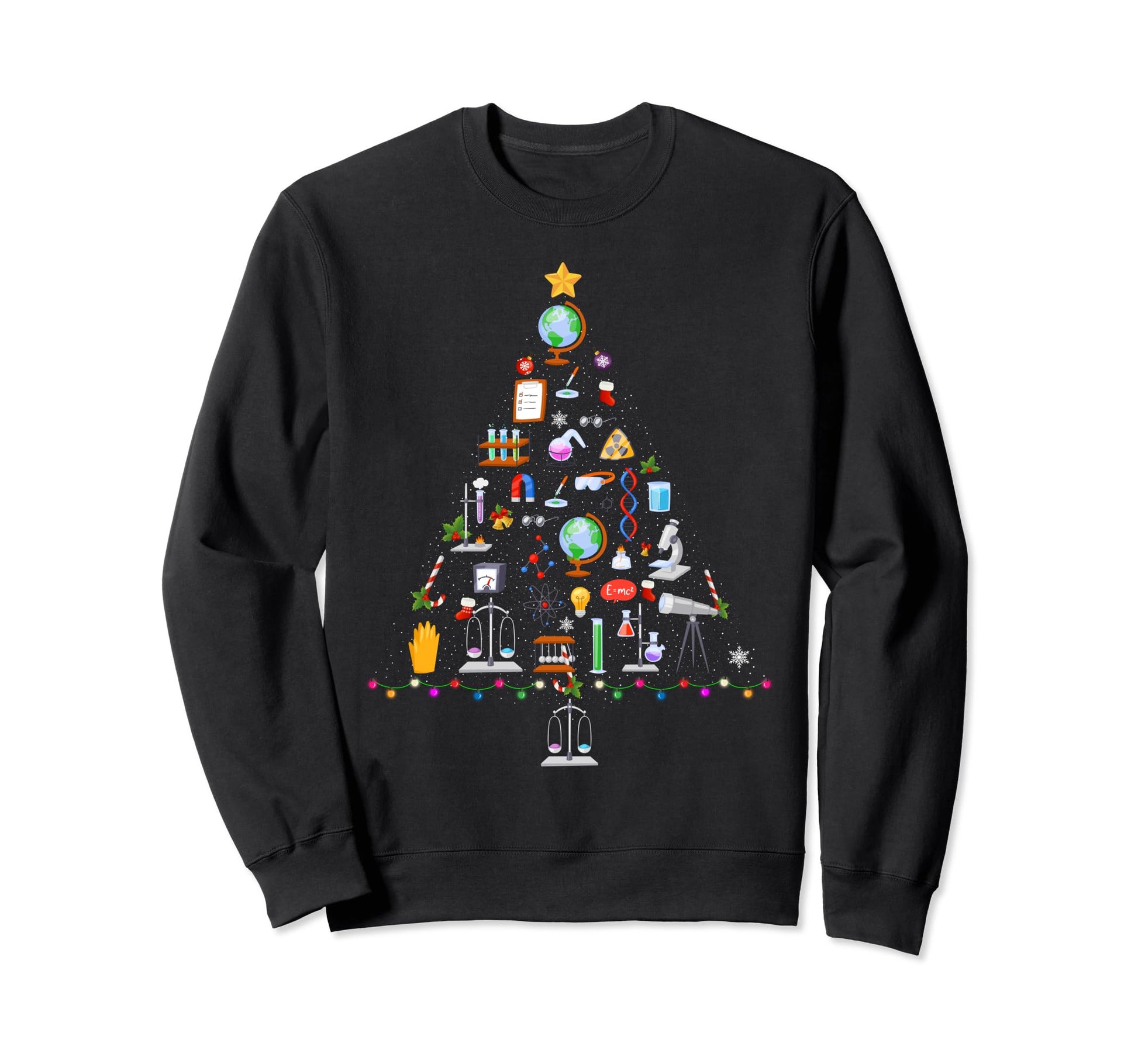 Chemistree Science Tree Funny Ugly Sweatshirt - Novelty Apparel Unisex - T-Shirt, Sweatshirt, Hoodie