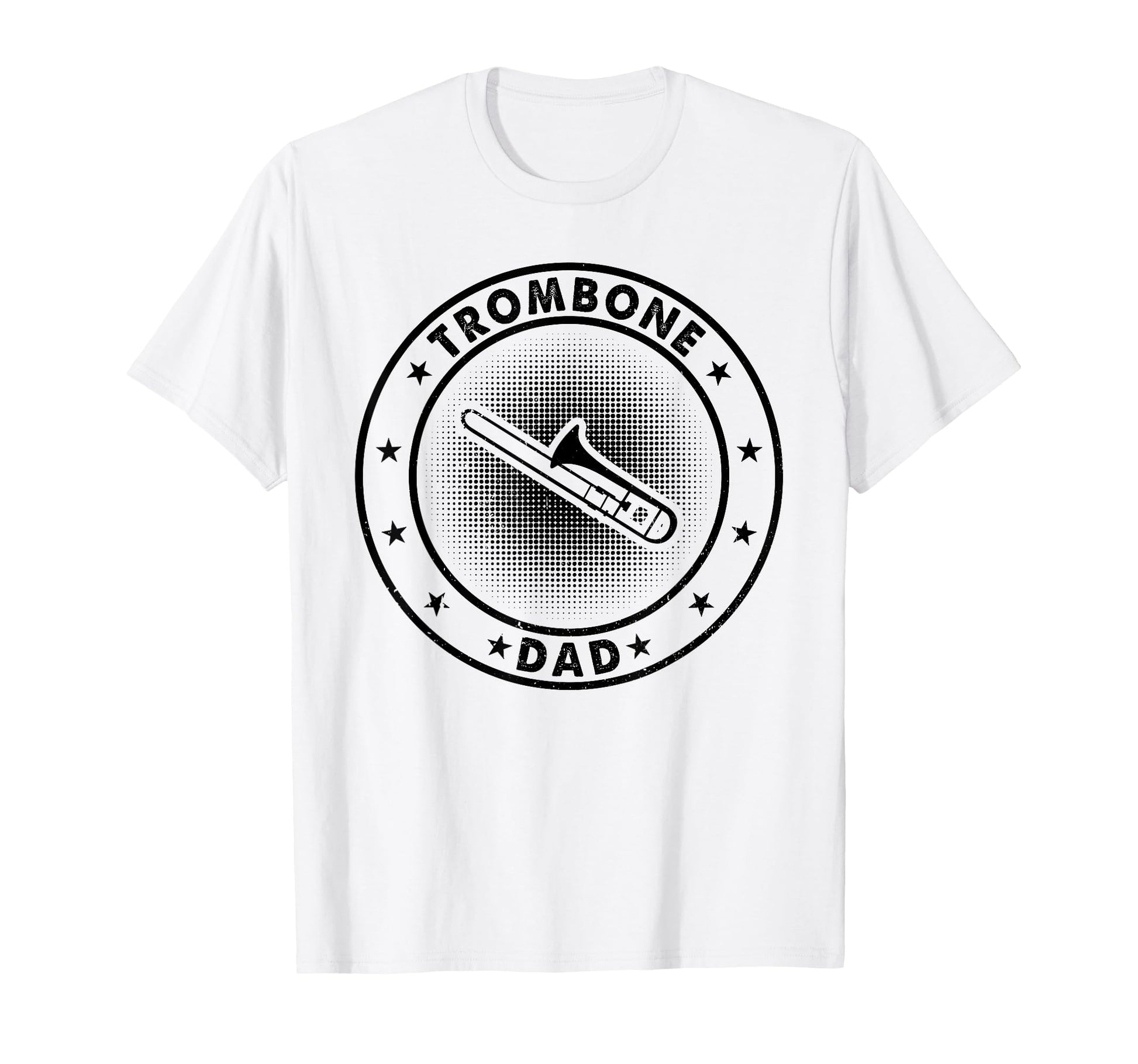 Daddy Trombone Player Trombone Sweatshirt - Minimalist Print Unisex - T-Shirt, Sweatshirt, Hoodie