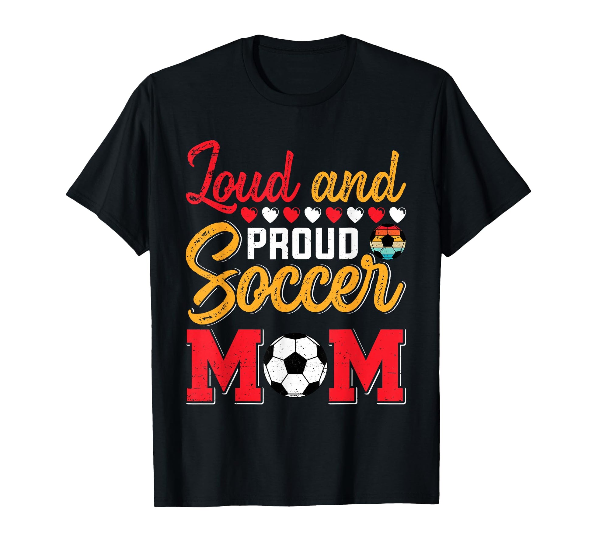 Loud And Proud Soccer Mom T-Shirt - Minimalist Print Men Women - T-Shirt, Sweatshirt, Hoodie
