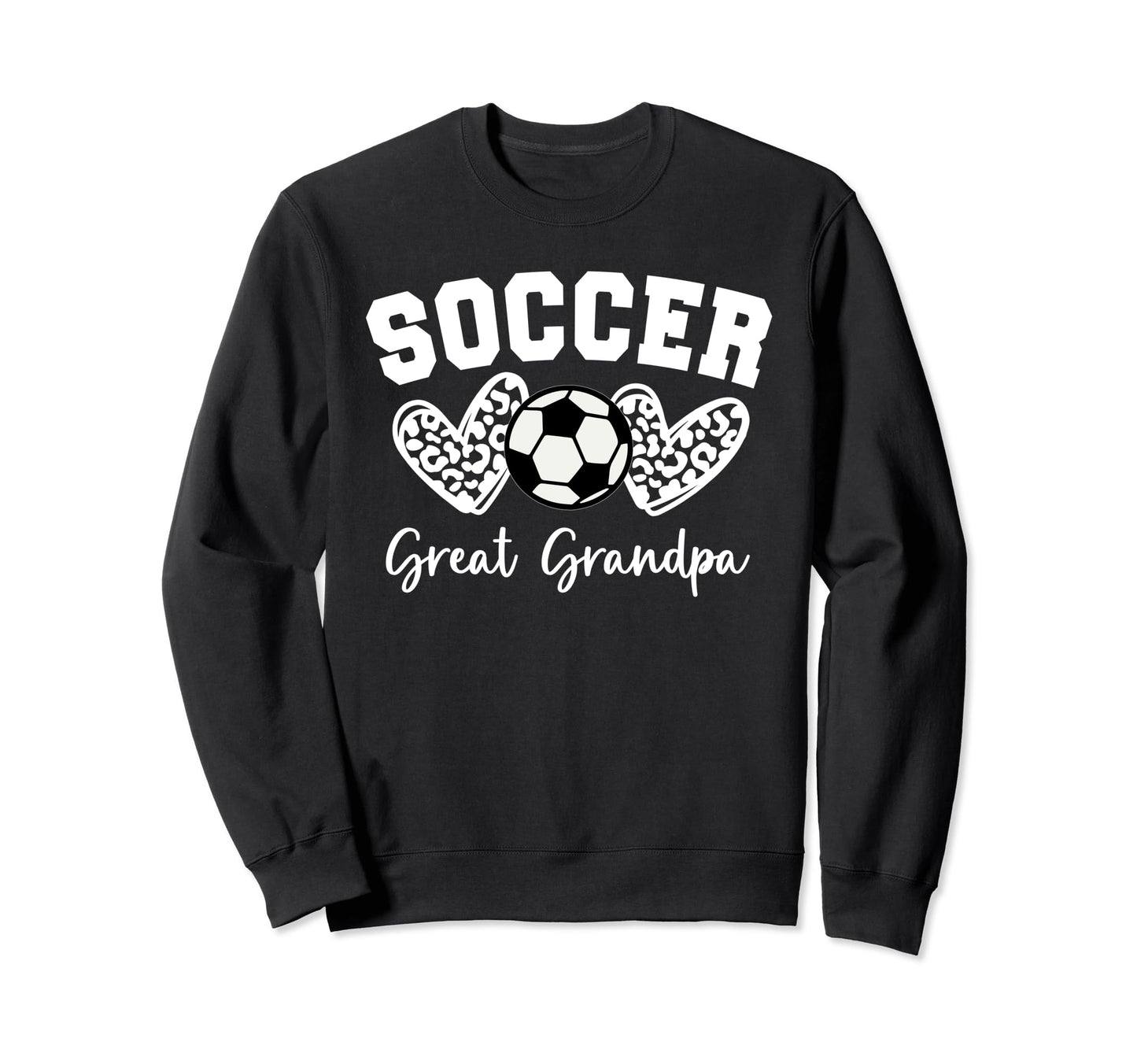 Soccer Great Grandpa Matching Family Sweatshirt - Custom Art Print Unisex - T-Shirt, Sweatshirt, Hoodie