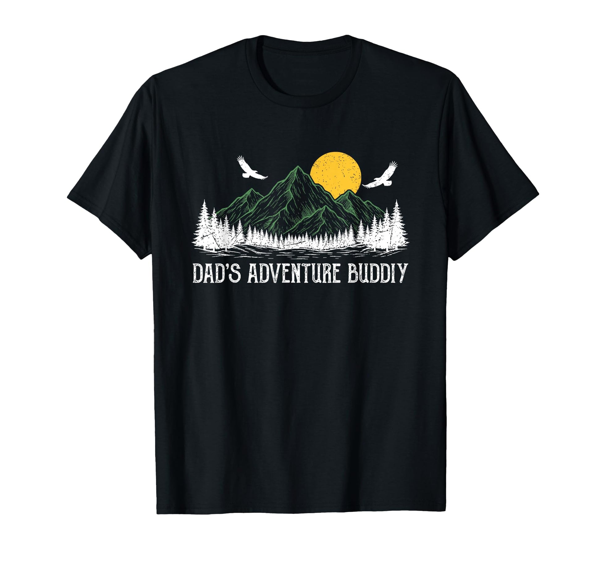 Dads Adventure Buddy Matching Camping T-Shirt - Custom Art Print Unisex - T-Shirt, Sweatshirt, Hoodie
