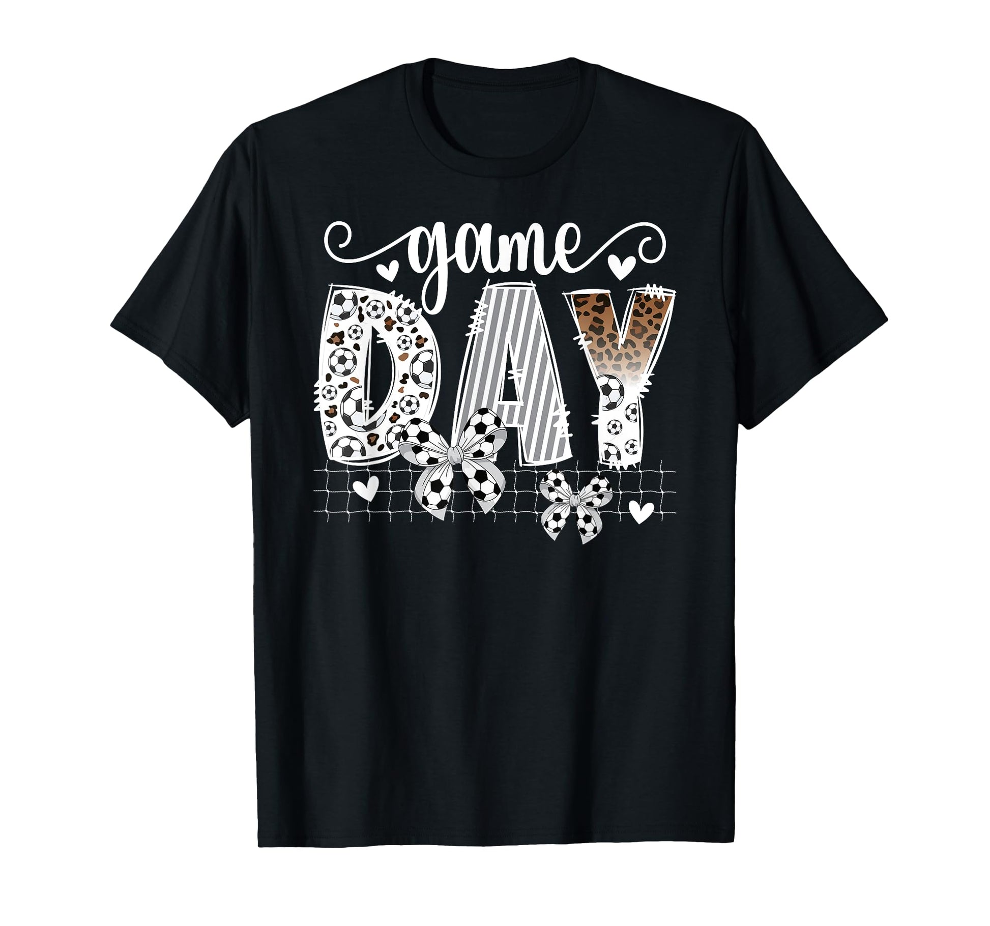 Game Day Soccer Coquette Soccer Game Day T-Shirt - Novelty Apparel Unisex - T-Shirt, Sweatshirt, Hoodie