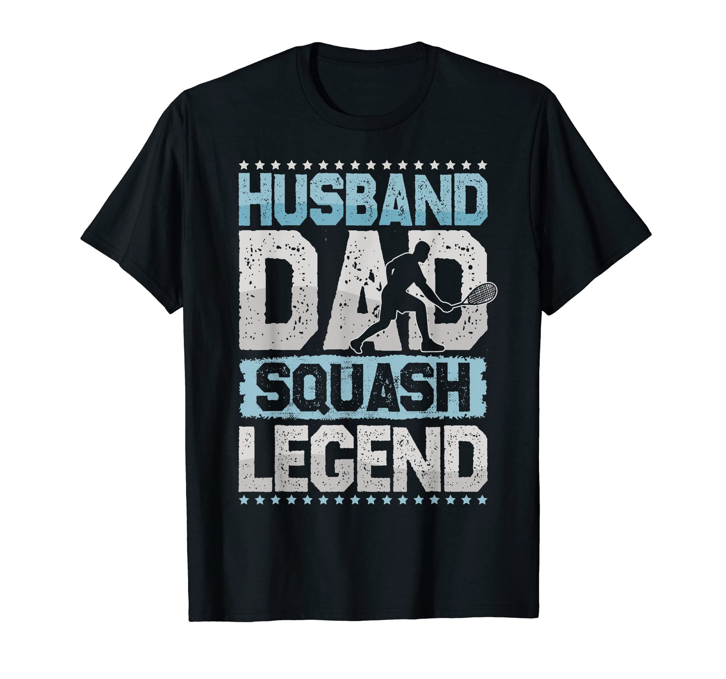 Tennis Husband Dad Squash Legend Squash T-Shirt - Graphic Print Men Women - T-Shirt, Sweatshirt, Hoodie
