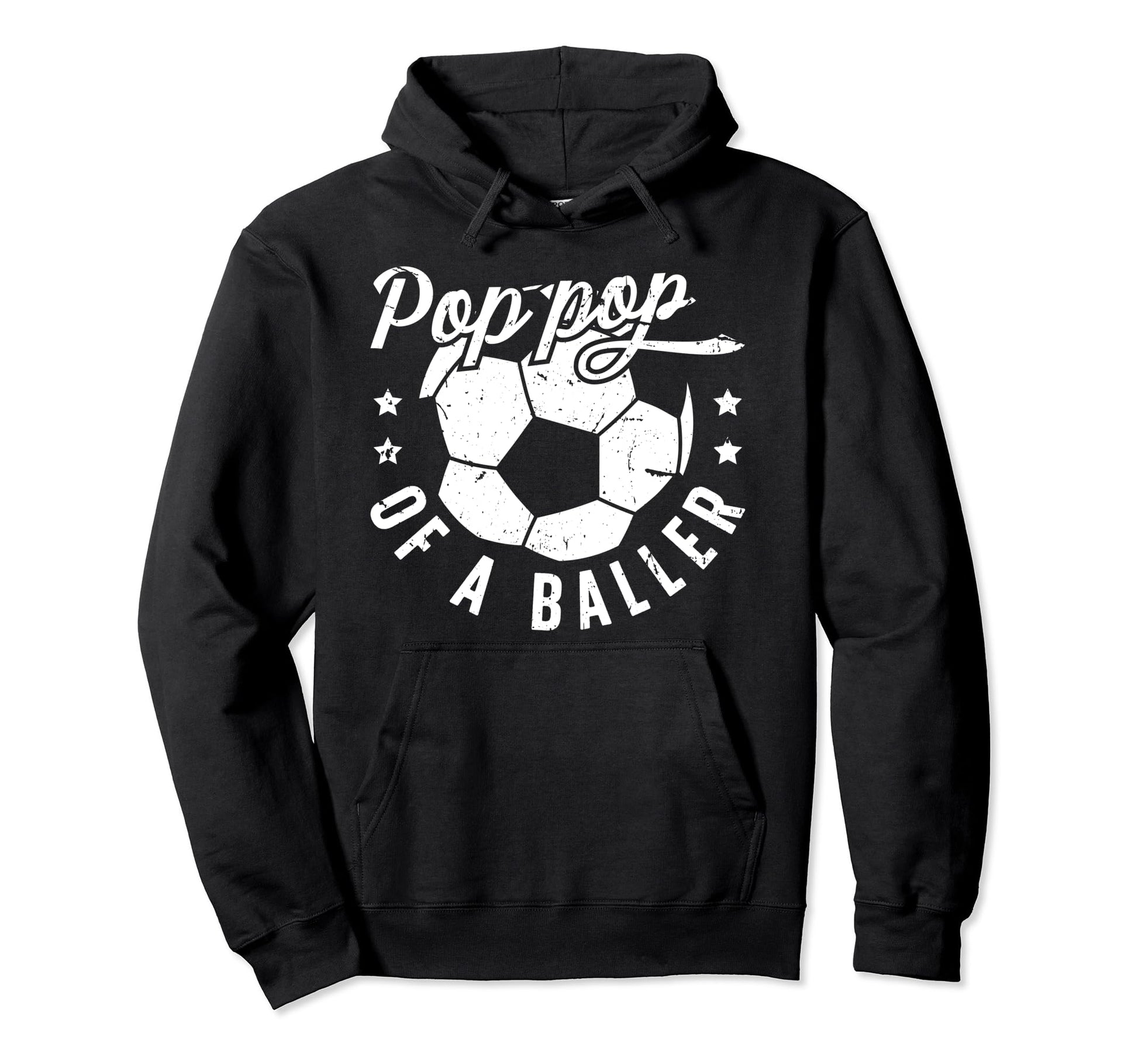 Pop Pop Baller Soccer Pop Pop Soccer Hoodie - Custom Art Print Men Women - T-Shirt, Sweatshirt, Hoodie