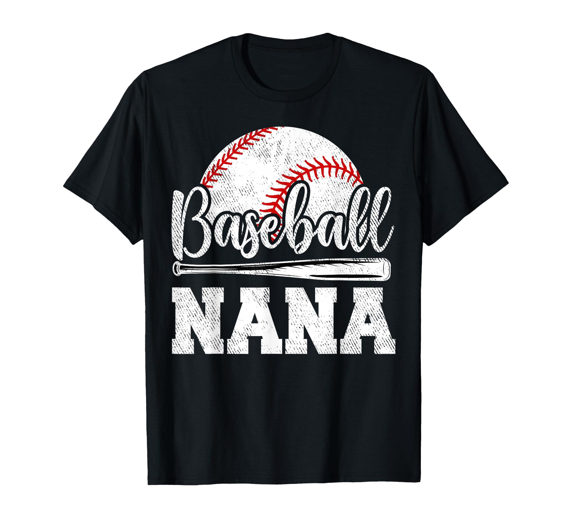 Baseball Nana Baseball Player Game T-Shirt - Custom Art Print Men Women - T-Shirt, Sweatshirt, Hoodie