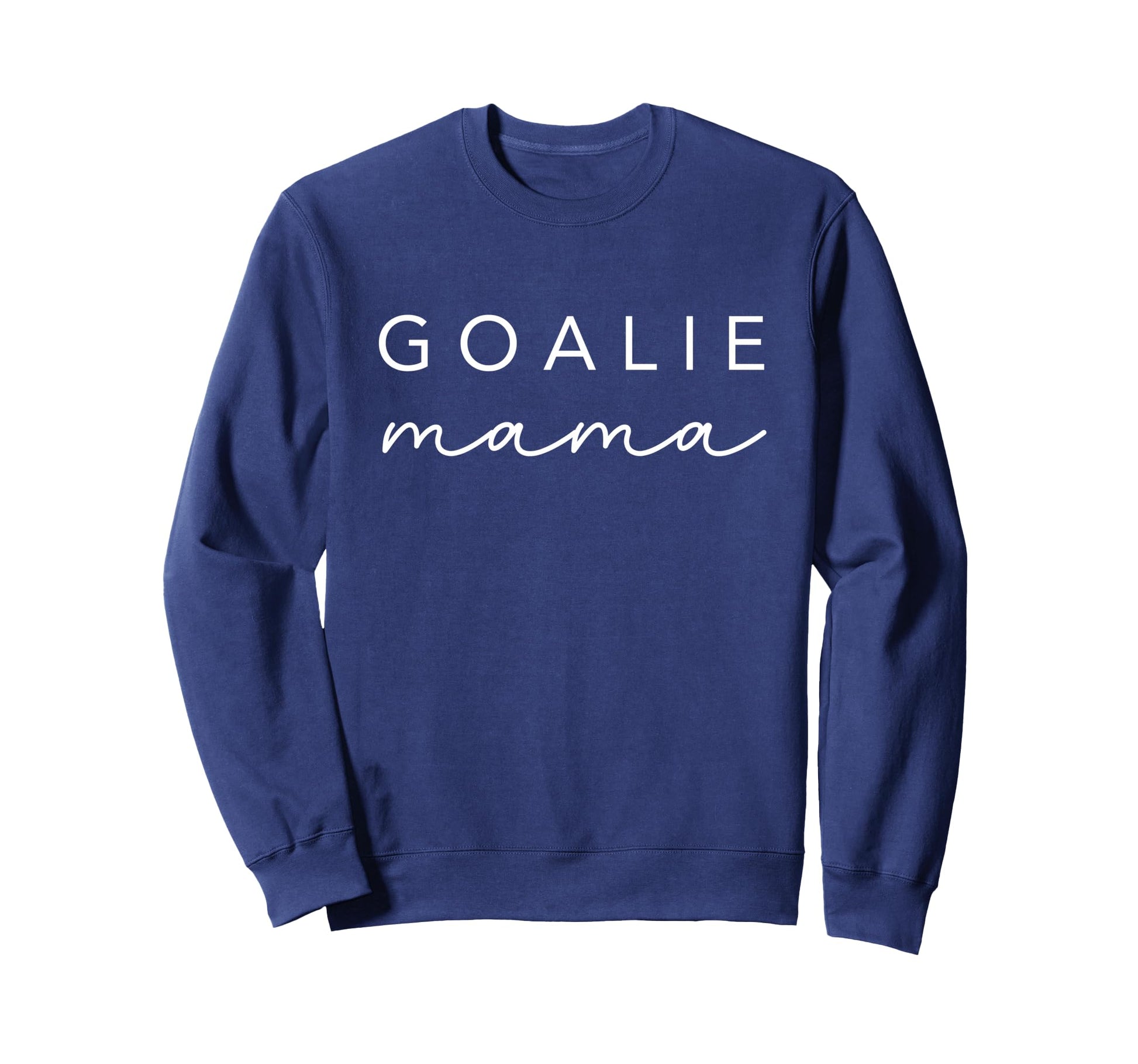 Hockey Mama Goalie Fan Mom Game Day Sweatshirt - Graphic Print for Adults - T-Shirt, Sweatshirt, Hoodie