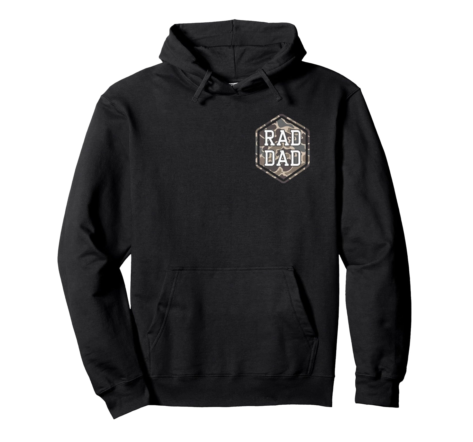 2 Sides Camo Rad Dad Camouflage Daddy Hoodie - Streetwear Style Unisex - T-Shirt, Sweatshirt, Hoodie