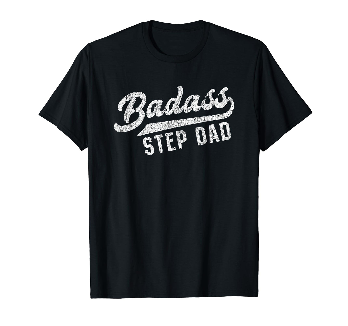 Badass Step Dad Sports T-Shirt - Custom Art Print for Adults - T-Shirt, Sweatshirt, Hoodie