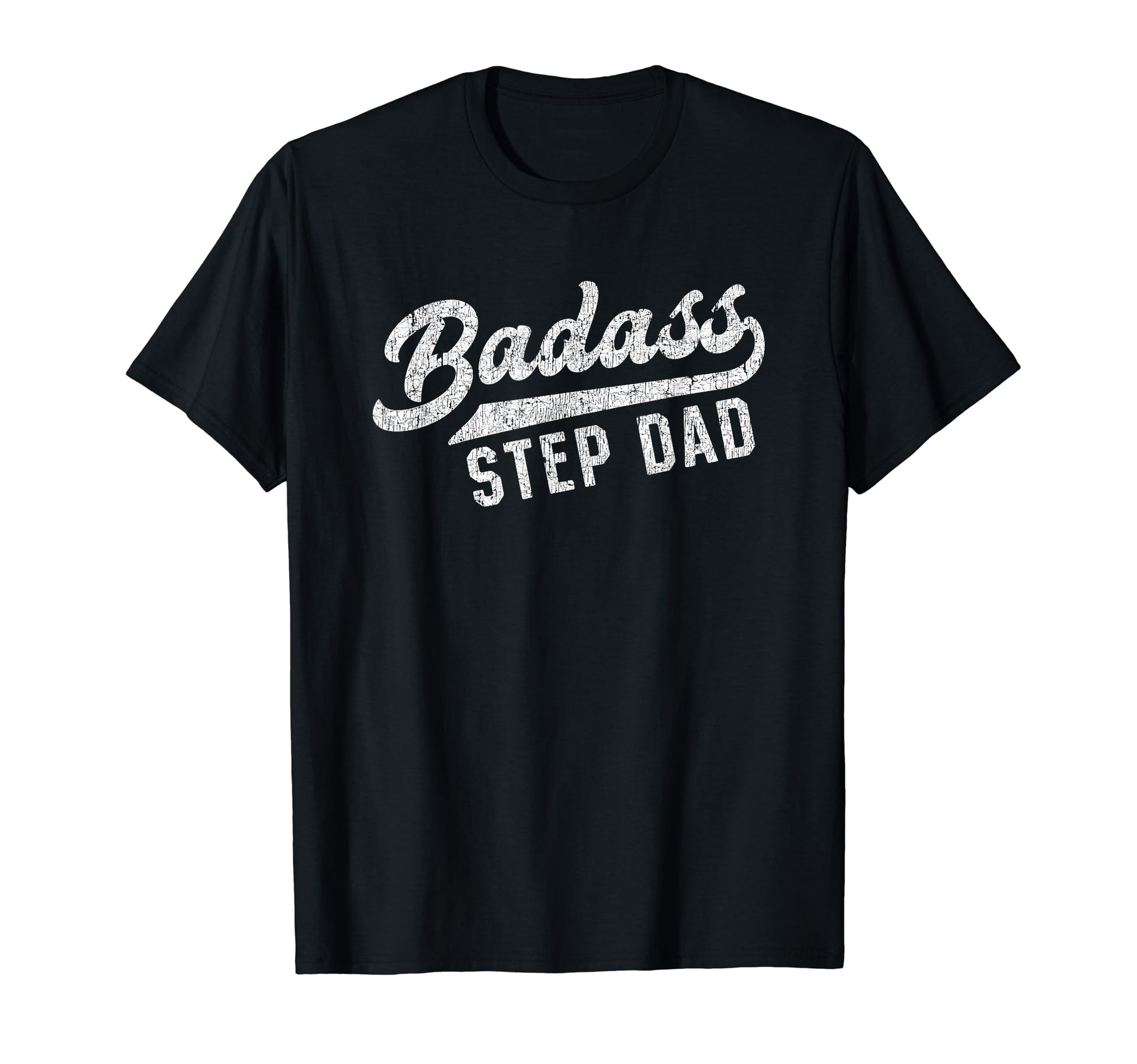 Badass Step Dad Sports T-Shirt - Custom Art Print for Adults - T-Shirt, Sweatshirt, Hoodie