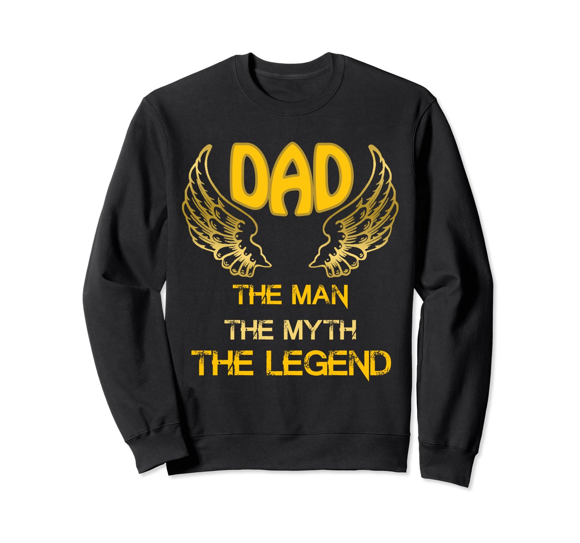 Dad Myth Legend Sweatshirt - Minimalist Print for Adults - T-Shirt, Sweatshirt, Hoodie