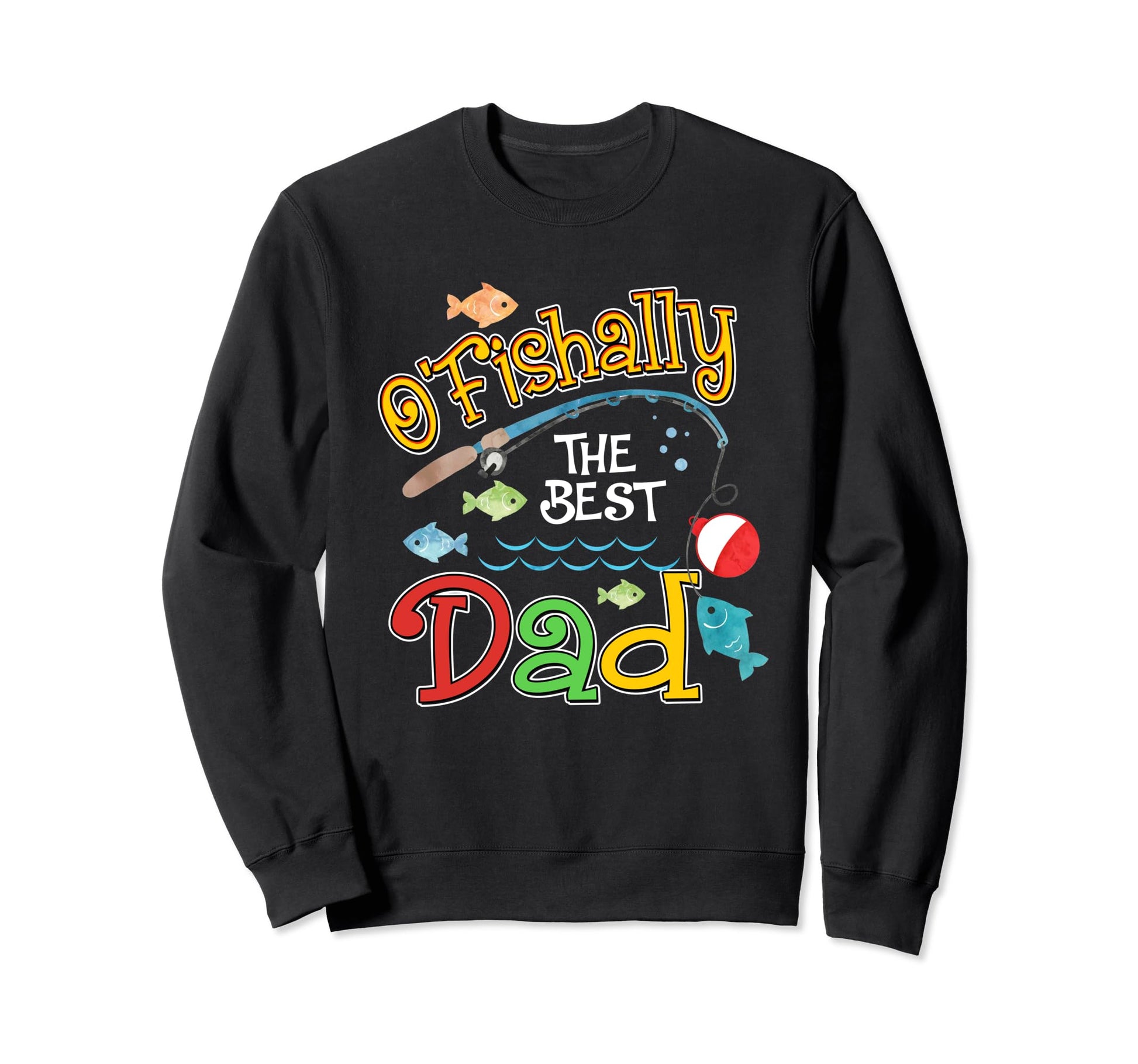 Ofishally Best Dad Father Birthday Sweatshirt - Minimalist Print Men Women - T-Shirt, Sweatshirt, Hoodie