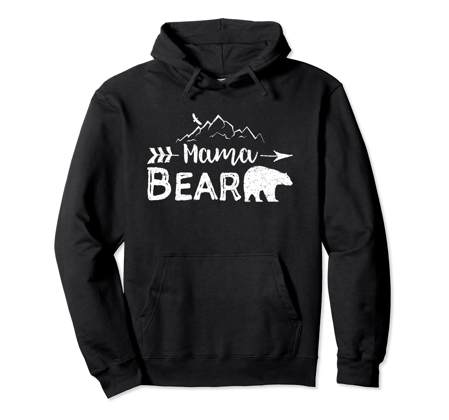 Mama Bear Matching Family Mama Papa Bear Hoodie - Unique Graphic Unisex - T-Shirt, Sweatshirt, Hoodie