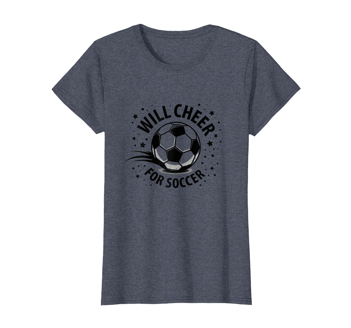 Will Cheer Soccer Spirited Fan Sports Ball T-Shirt - Unique Graphic Unisex - T-Shirt, Sweatshirt, Hoodie