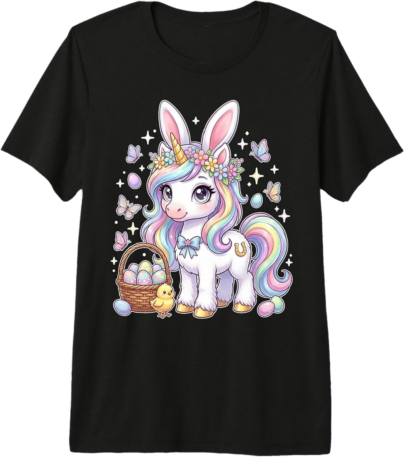 Magical Easter Unicorn Bunny Eggs Pastel Easter Unisex T-shirt, Sweatshirt, Hoodie, Long Sleeve Tee - T-Shirt, Sweatshirt, Hoodie