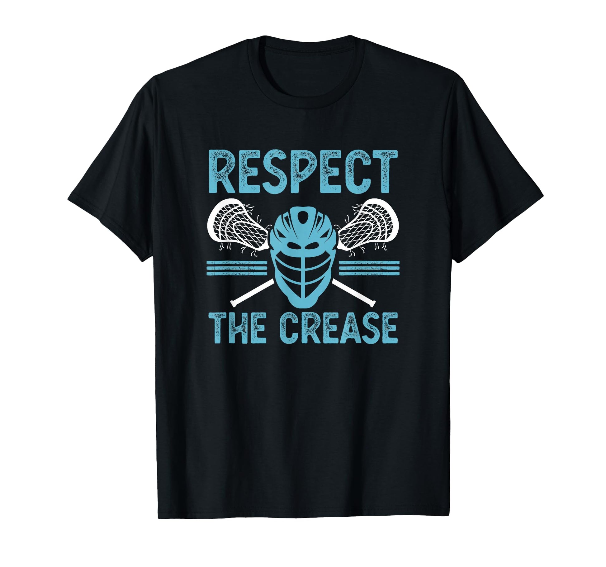 Respect Crease Funny Lacrosse Player T-Shirt - Minimalist Print Men Women - T-Shirt, Sweatshirt, Hoodie