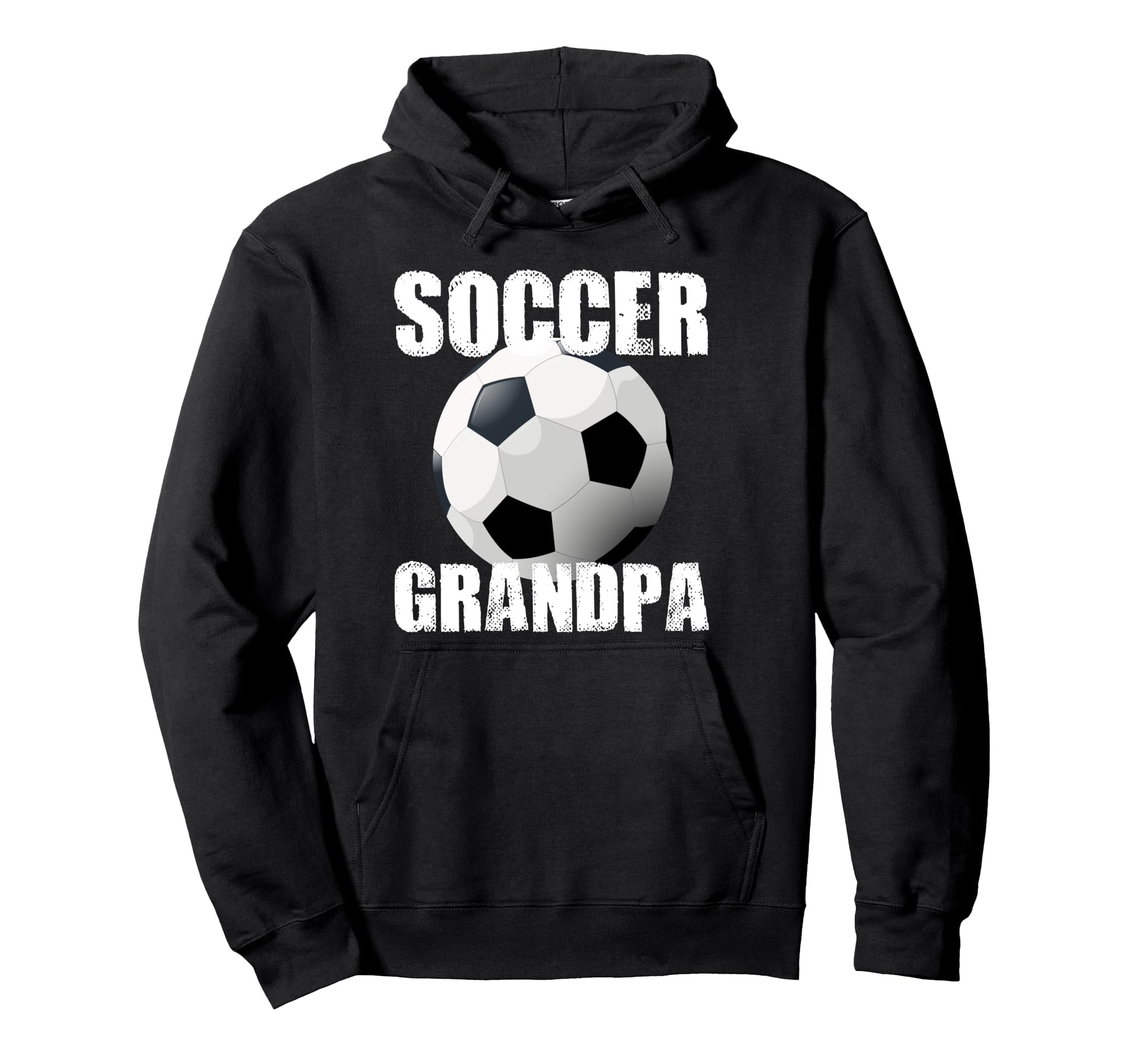 Soccer Grandpa Grandfather Football Hoodie - Minimalist Print for Adults - T-Shirt, Sweatshirt, Hoodie