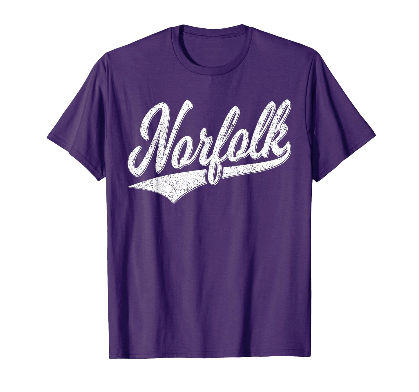 Norfolk Virginia Varsity Script Sports T-Shirt - Streetwear Style Unisex - T-Shirt, Sweatshirt, Hoodie
