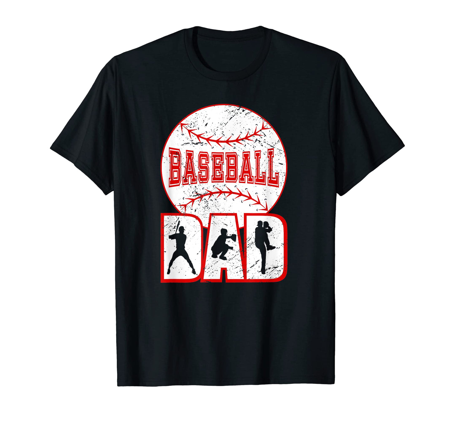 Mens Mens Baseball Dad Baseball Player T-Shirt - Graphic Print for Adults - T-Shirt, Sweatshirt, Hoodie