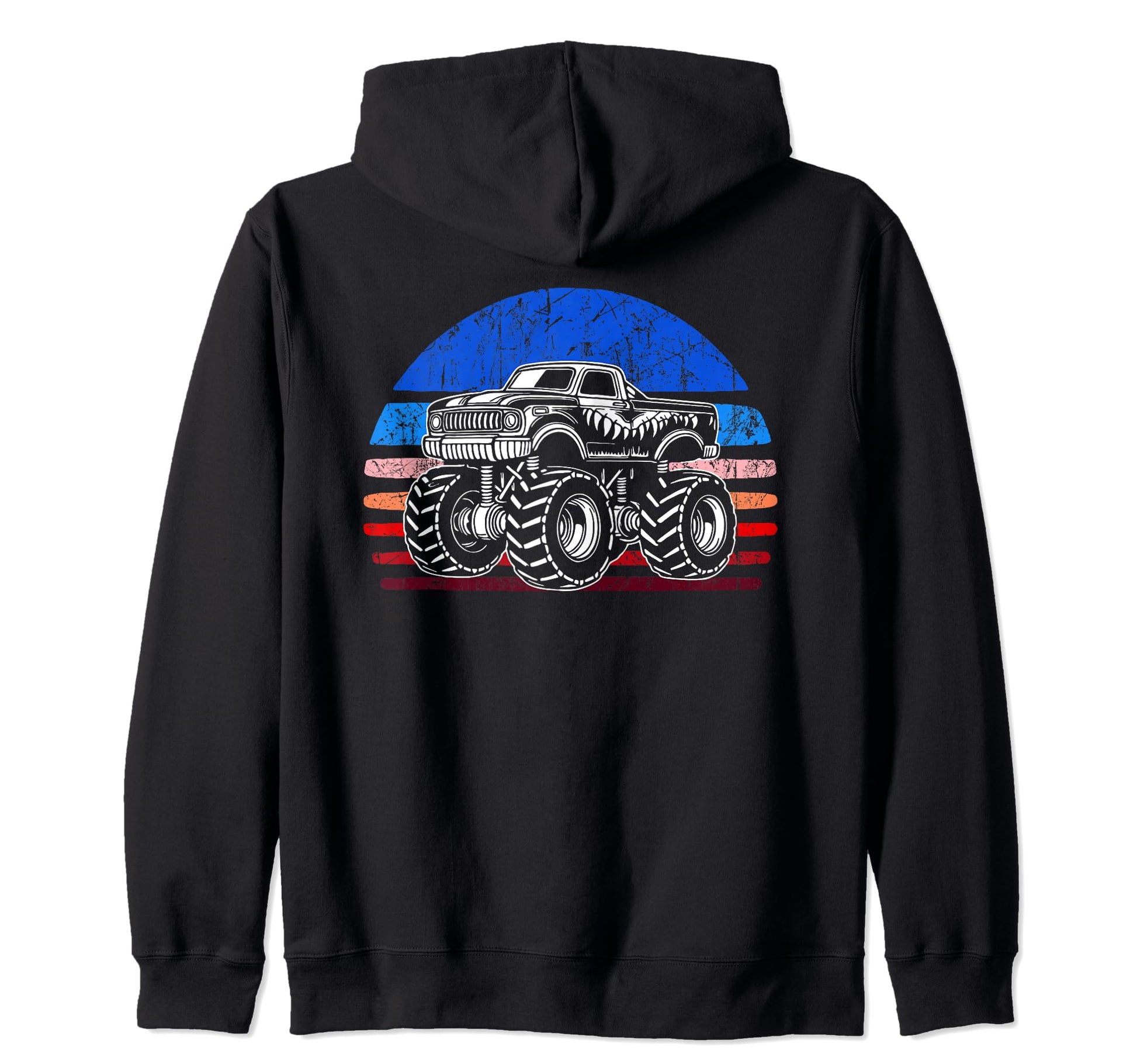 Monster Truck Dad Fathers Day Click More Hoodie - Fun Novelty Design Unisex - T-Shirt, Sweatshirt, Hoodie
