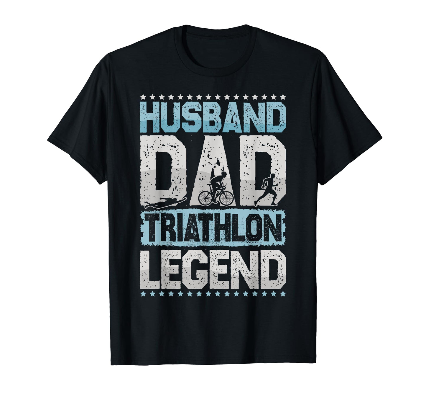 Marathon Husband Dad Triathlon T-Shirt - Casual Everyday Wear for Adults - T-Shirt, Sweatshirt, Hoodie