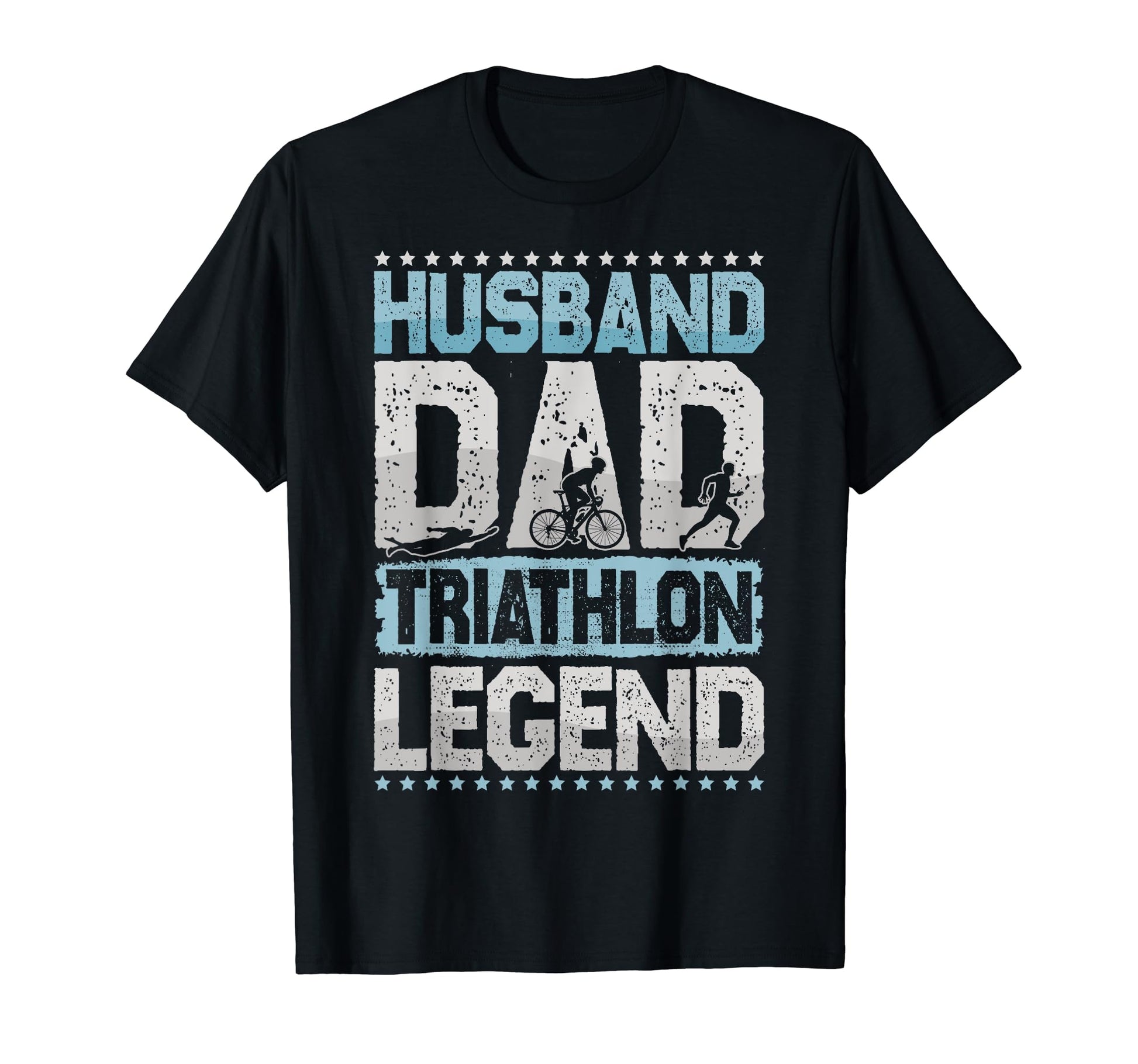 Marathon Husband Dad Triathlon T-Shirt - Casual Everyday Wear for Adults - T-Shirt, Sweatshirt, Hoodie