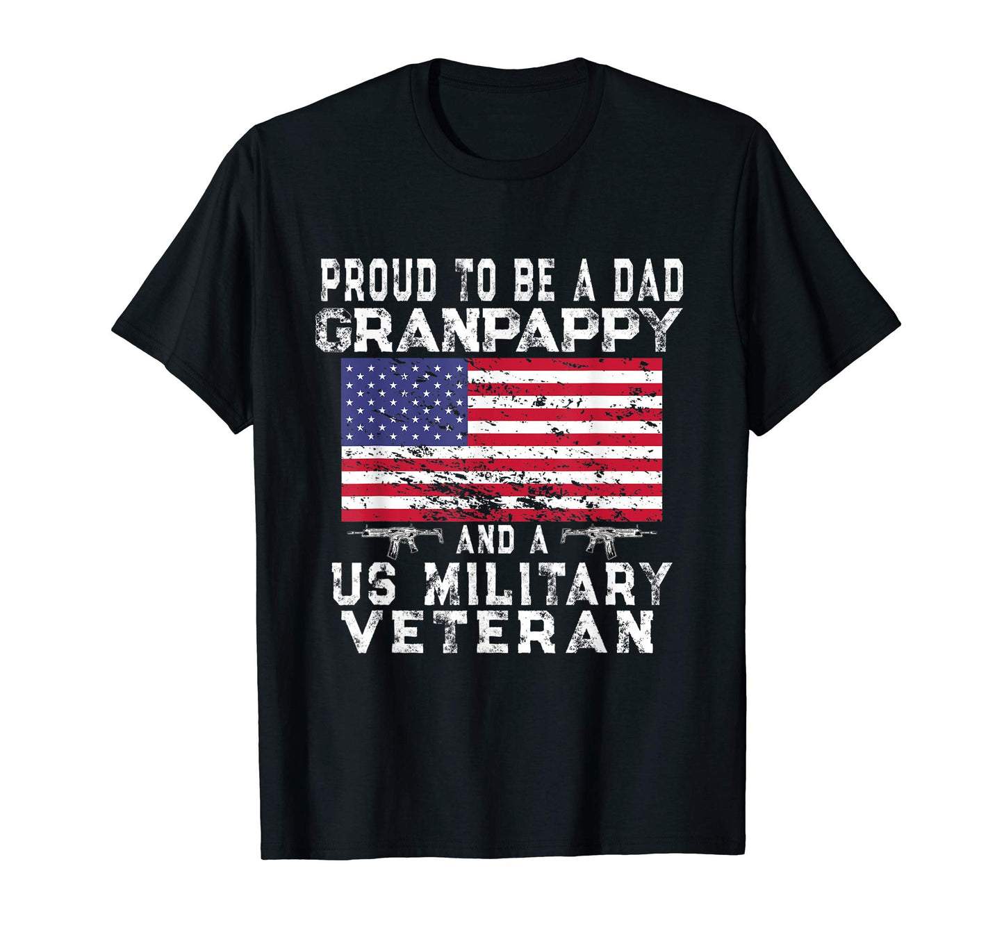 Mens Proud Dad Granpappy Military T-Shirt - Minimalist Print Unisex - T-Shirt, Sweatshirt, Hoodie