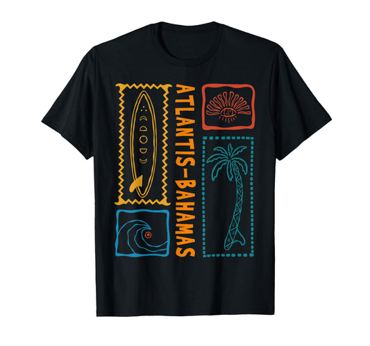 Atlantis Bahamas Vacation Wave T-Shirt - Streetwear Style Men Women - T-Shirt, Sweatshirt, Hoodie