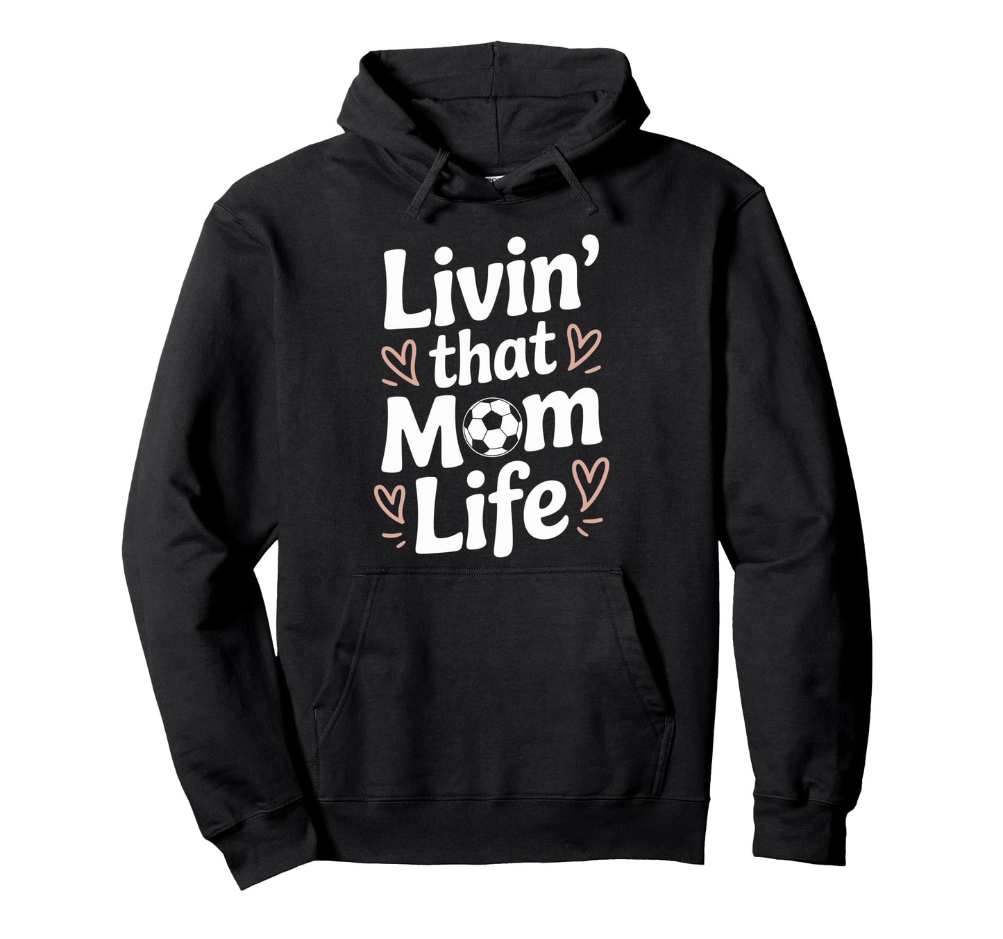 Goalkeeper Lover Mom And Soccer Team Hoodie - Minimalist Print for Adults - T-Shirt, Sweatshirt, Hoodie