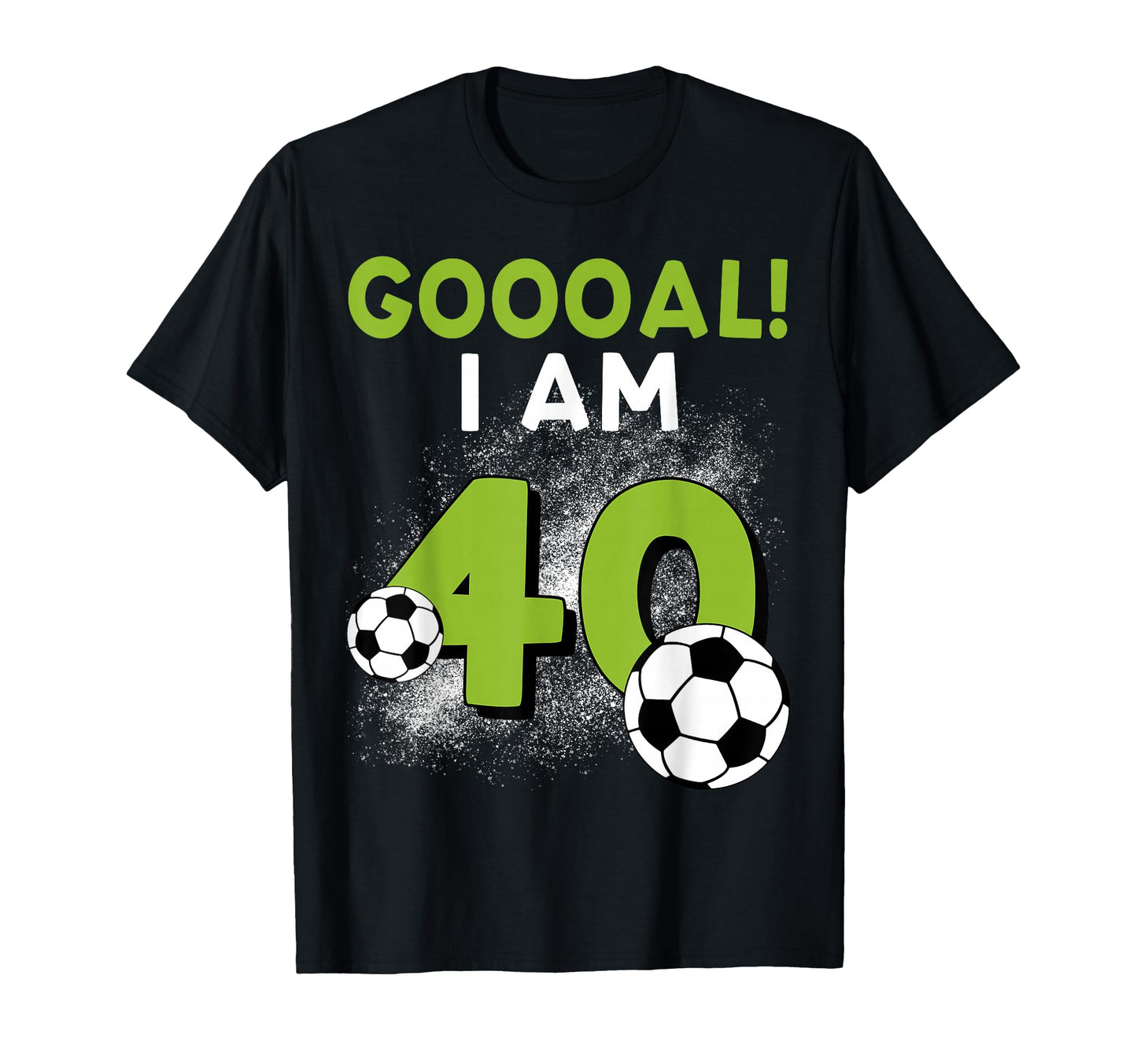 40Th Birthday Soccer Theme 40Year Old B T-Shirt - Trendy Graphic Unisex - T-Shirt, Sweatshirt, Hoodie