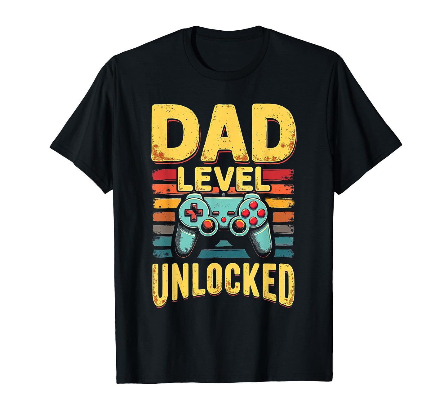 Dad Level Unlocked Funny Gamer Dad T-Shirt - Aesthetic Graphic Men Women - T-Shirt, Sweatshirt, Hoodie