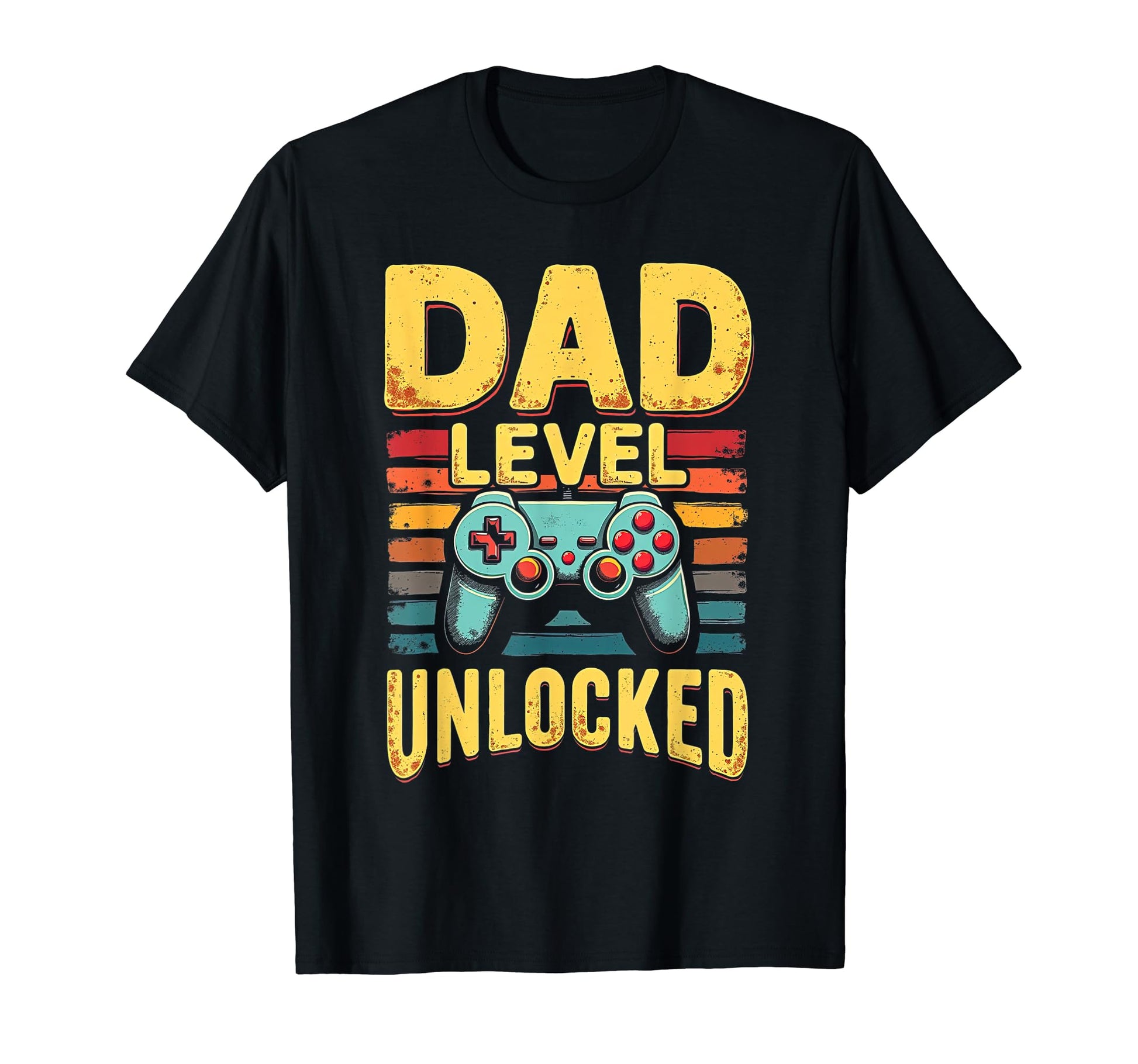 Dad Level Unlocked Funny Gamer Dad T-Shirt - Aesthetic Graphic Men Women - T-Shirt, Sweatshirt, Hoodie