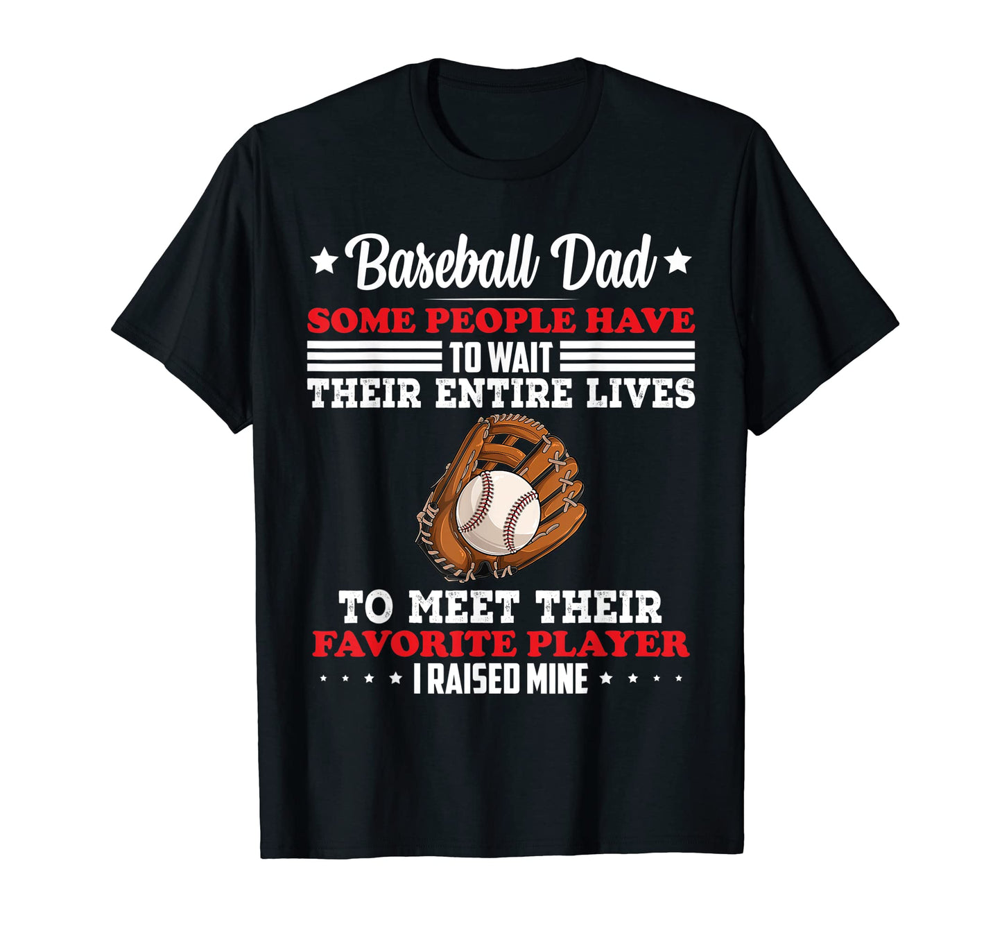 Mens Baseball Dad Sport Lovers Dad I T-Shirt - Unique Graphic Unisex - T-Shirt, Sweatshirt, Hoodie