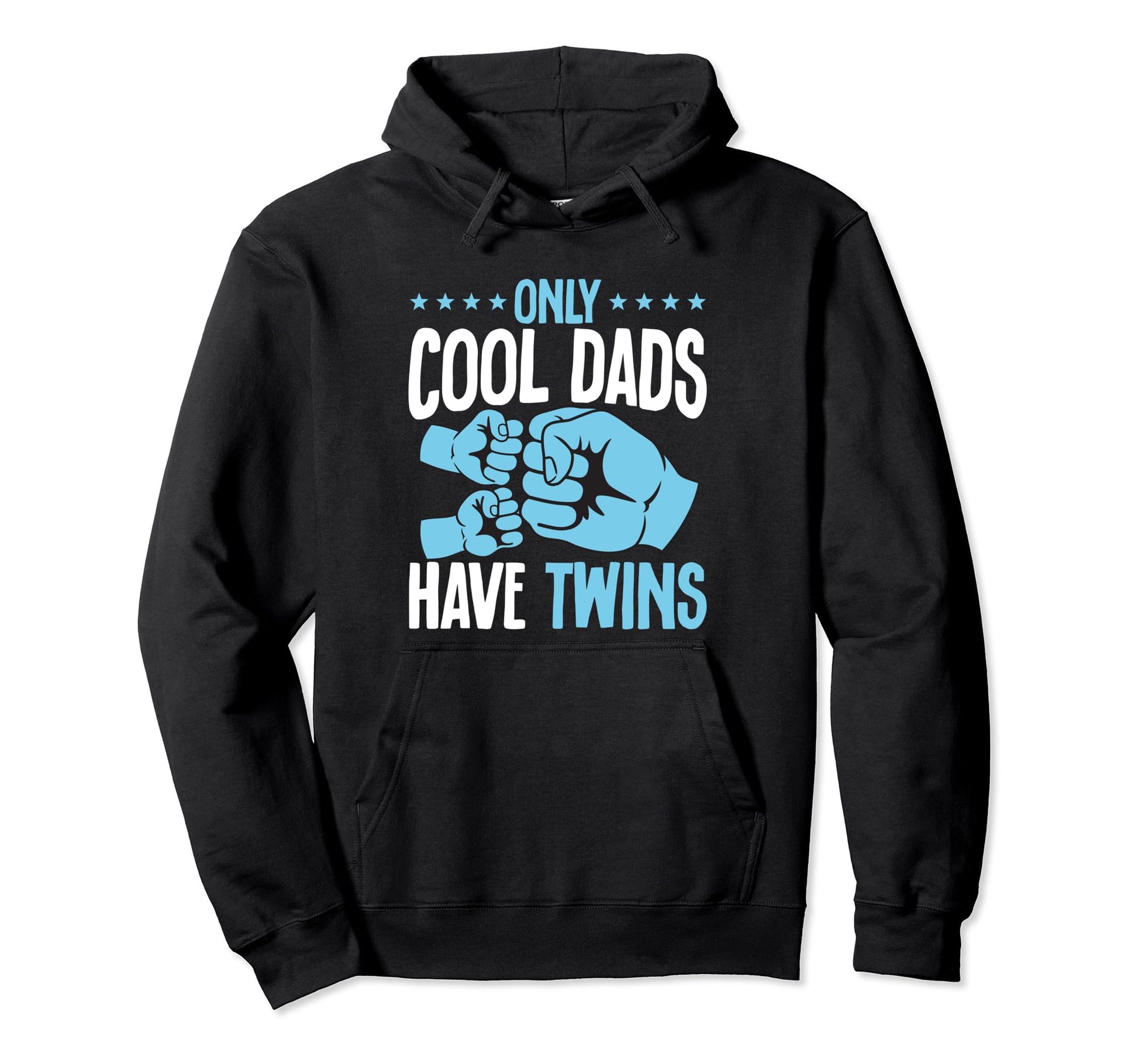 Dad Twins Father Two Twin Dad Hoodie - Fun Novelty Design Unisex - T-Shirt, Sweatshirt, Hoodie