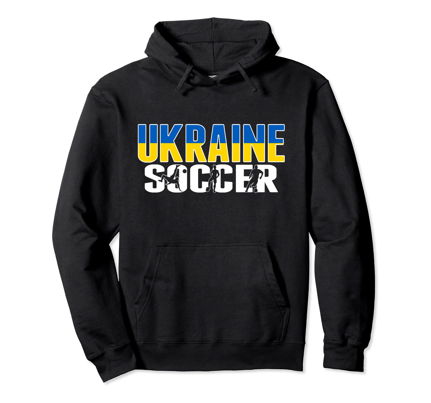 Ukraine Soccer Fans Jersey Ukrainian Hoodie - Minimalist Print Unisex - T-Shirt, Sweatshirt, Hoodie