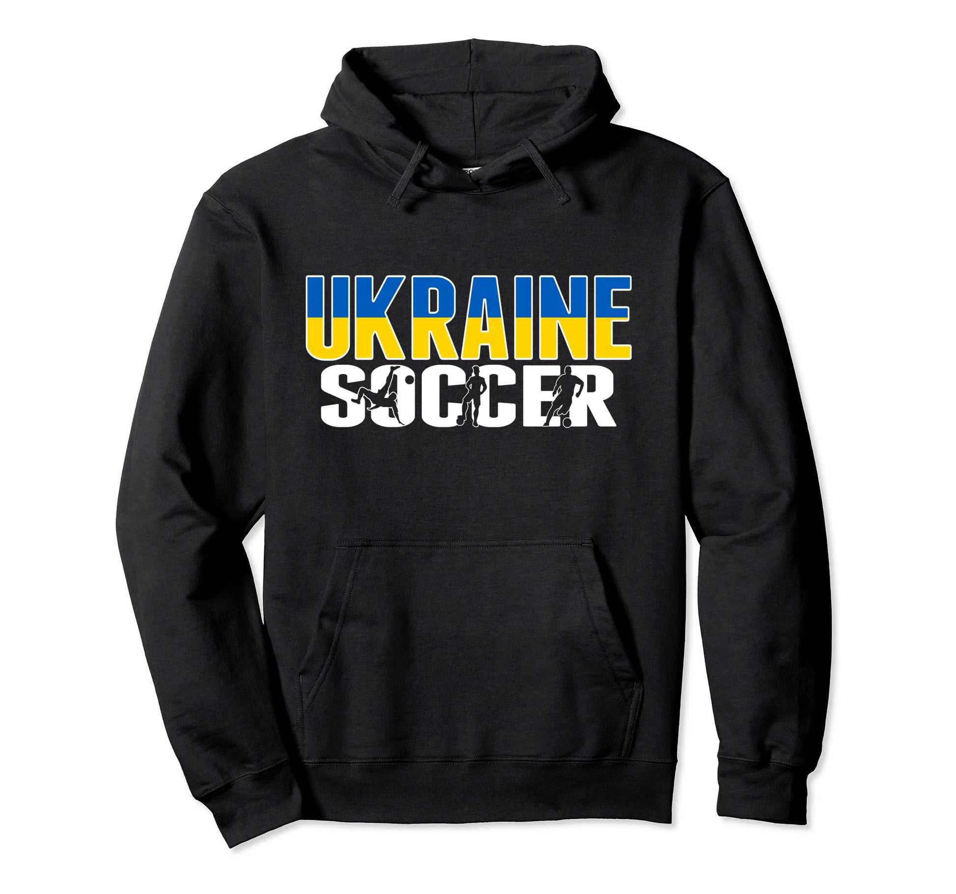 Ukraine Soccer Fans Jersey Ukrainian Hoodie - Minimalist Print Unisex - T-Shirt, Sweatshirt, Hoodie