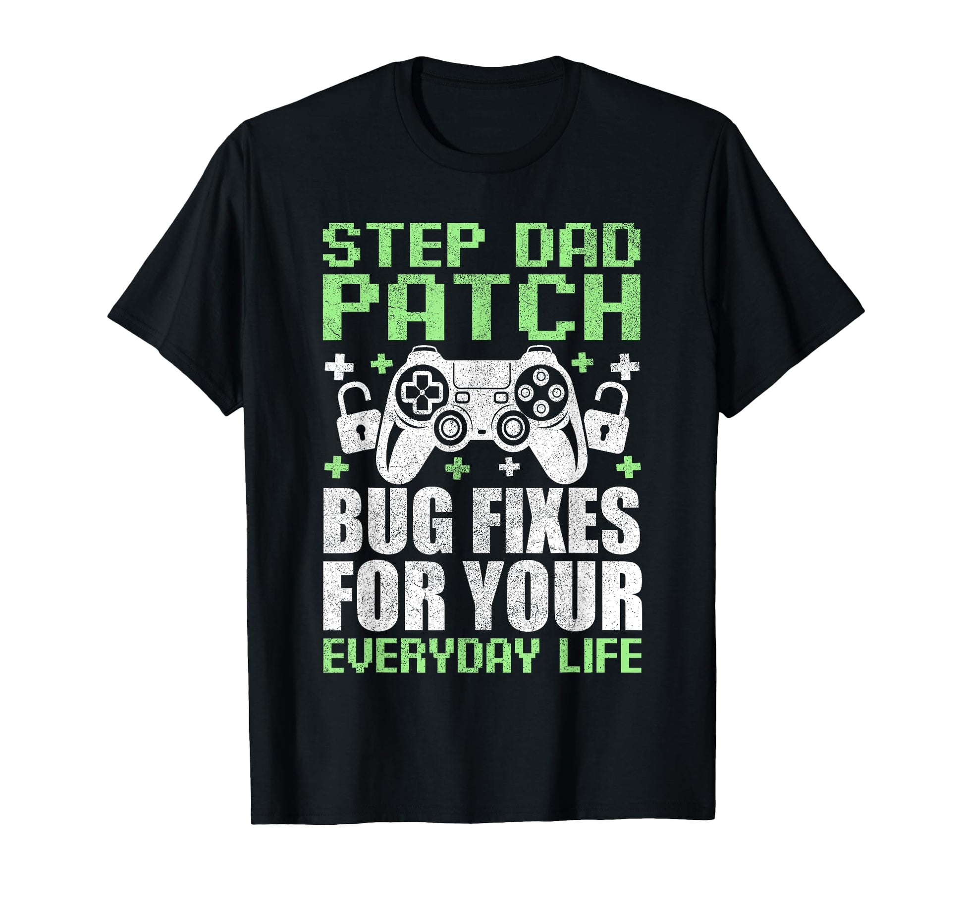 Gamer Stepdad Fathers Day Step Dad T-Shirt - Minimalist Print for Adults - T-Shirt, Sweatshirt, Hoodie