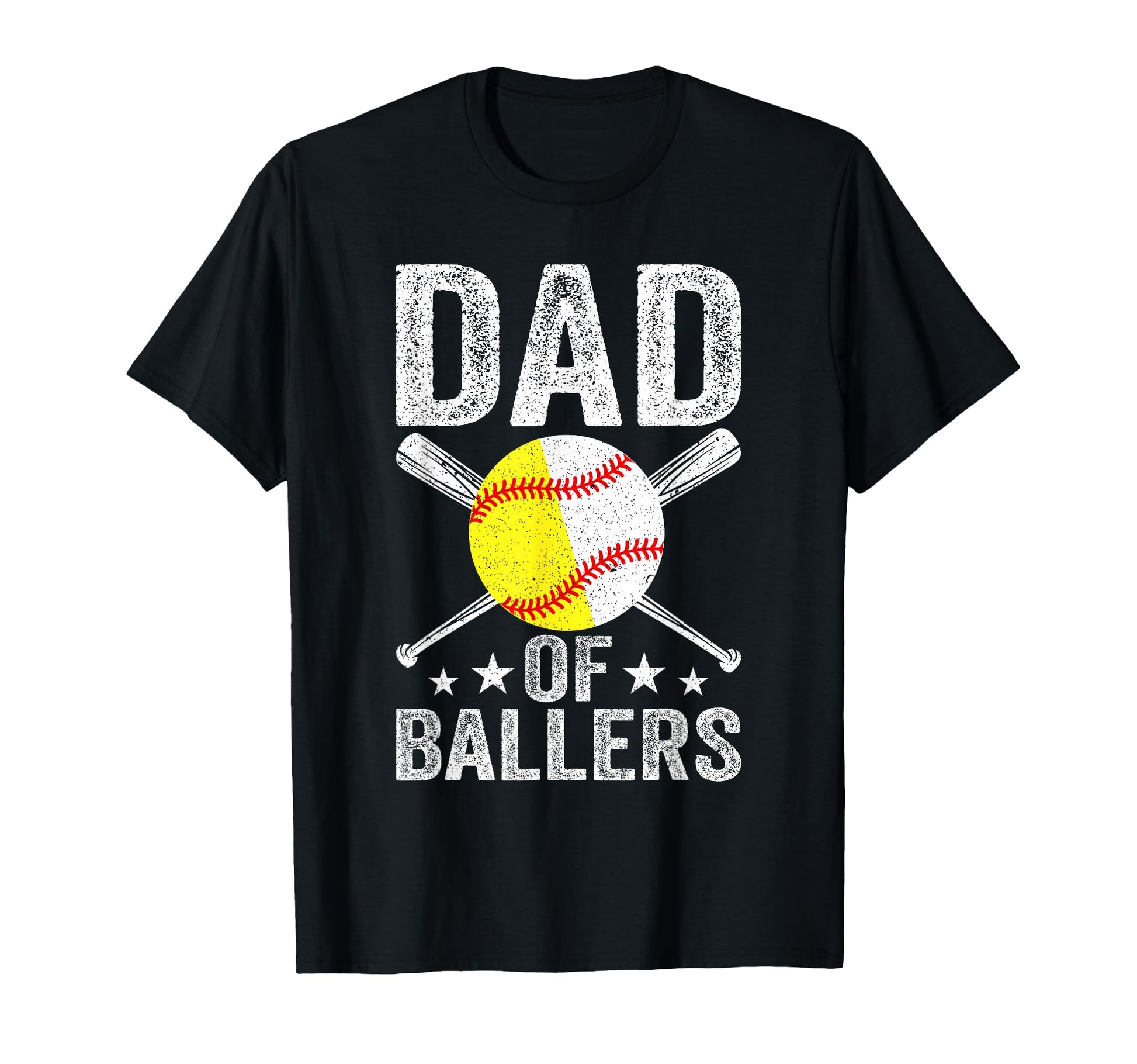 Dad Ballers Funny Dad Baseball And T-Shirt - Fun Novelty Design Men Women - T-Shirt, Sweatshirt, Hoodie