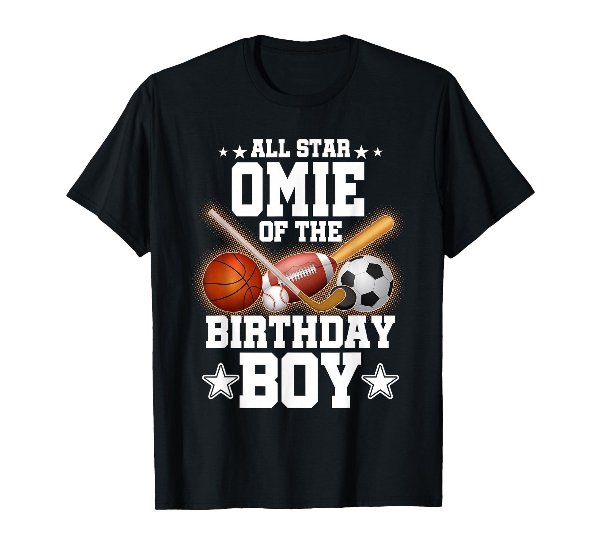 All Star Omie Birthday Basketball T-Shirt - Custom Art Print for Adults - T-Shirt, Sweatshirt, Hoodie