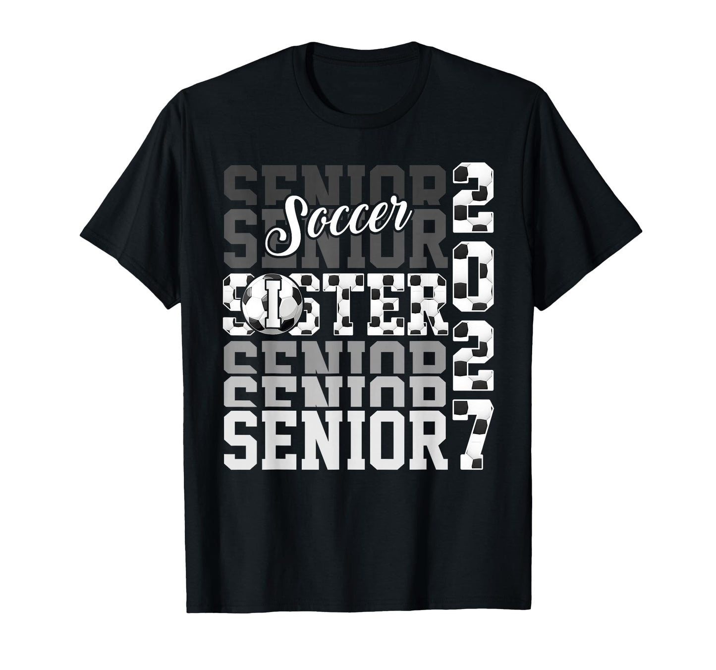 Senior 2027 Soccer Sister Proud Family T-Shirt - Trendy Graphic Unisex - T-Shirt, Sweatshirt, Hoodie