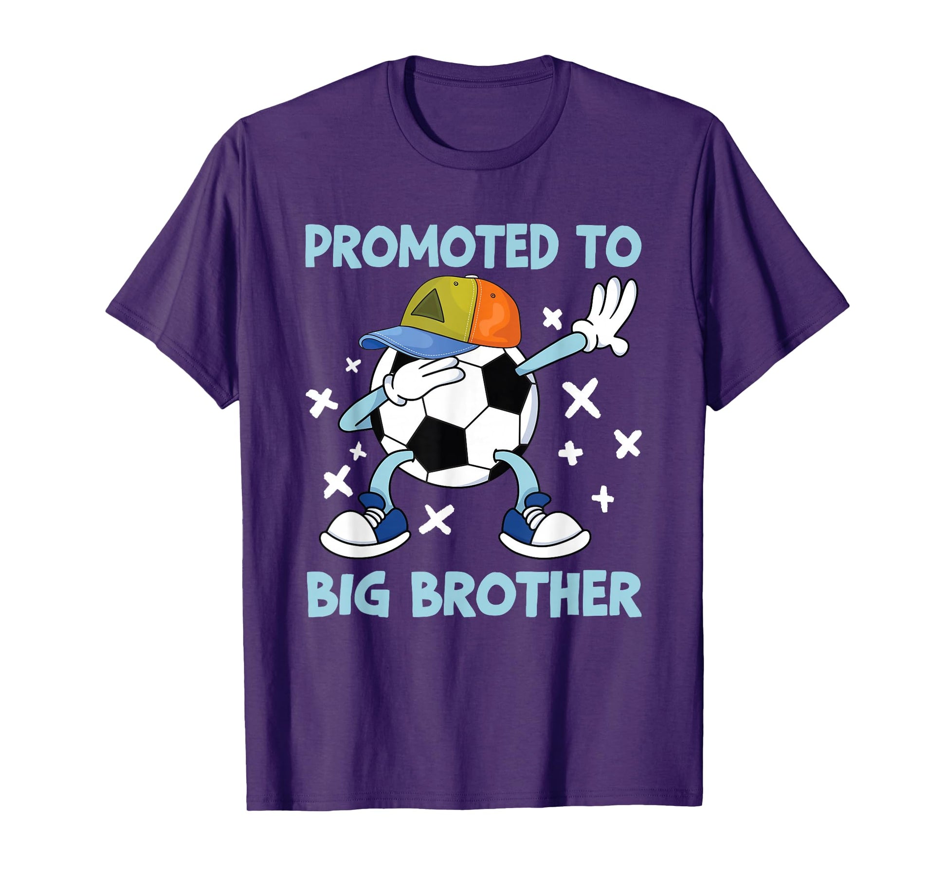 Promoted To Big Brother Soccer T-Shirt - Minimalist Print for Adults - T-Shirt, Sweatshirt, Hoodie