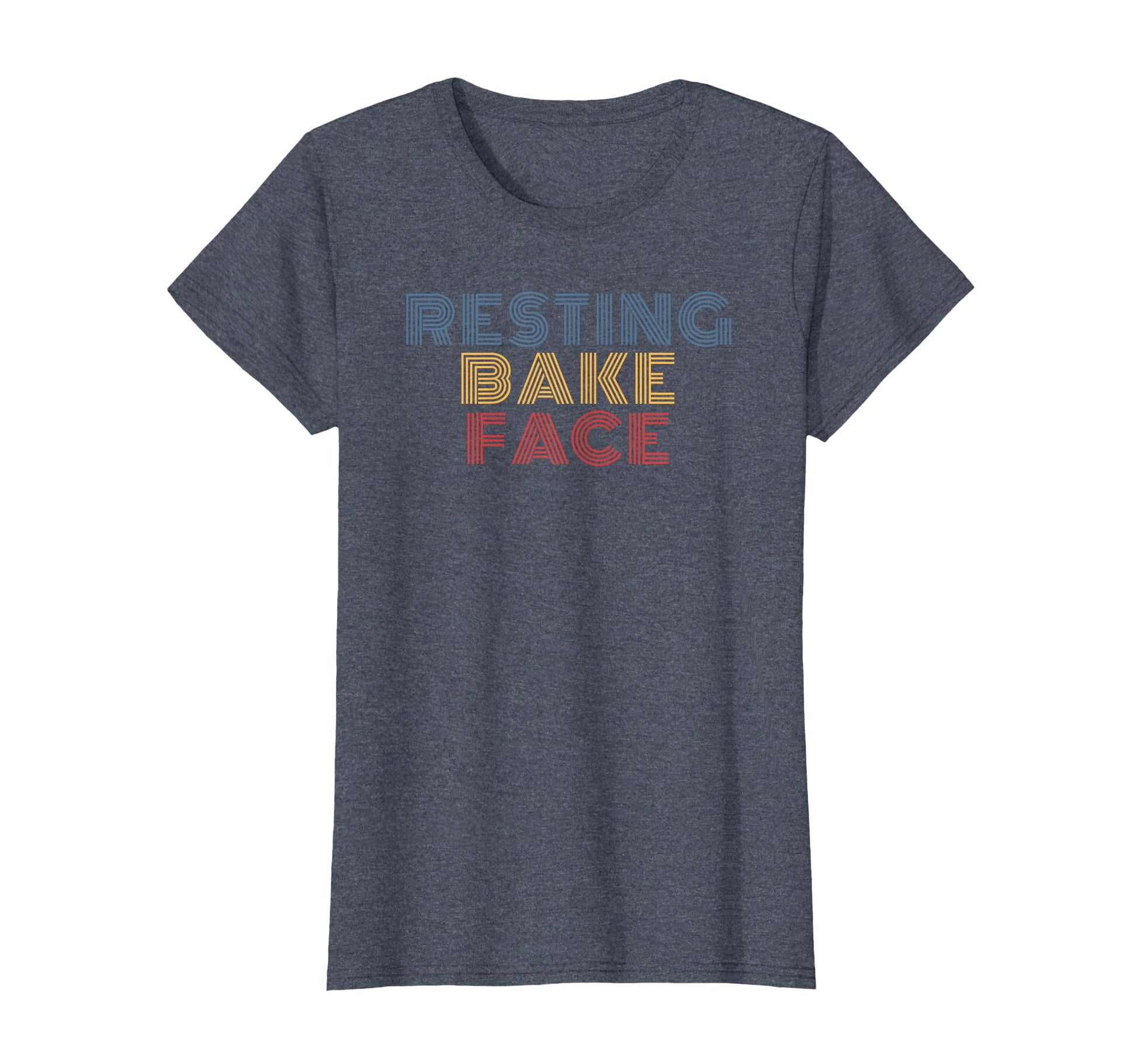Resting Bake Face 70S T-Shirt - Fun Novelty Design for Adults - T-Shirt, Sweatshirt, Hoodie