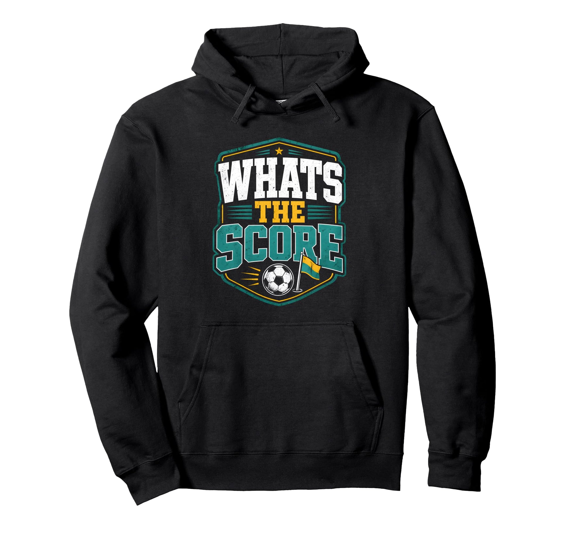 Whats Score Sideline Social Club Soccer Hoodie - Trendy Graphic Men Women - T-Shirt, Sweatshirt, Hoodie